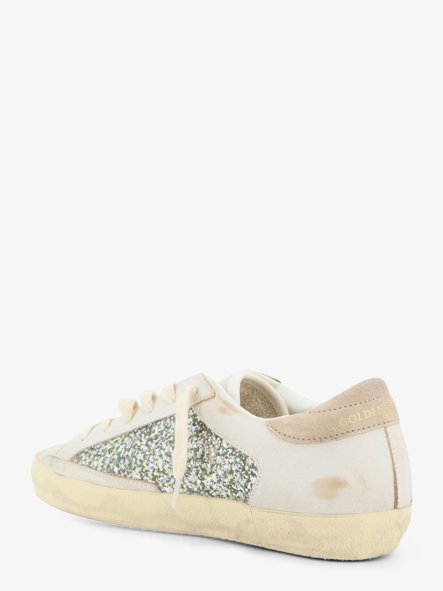 Golden Goose Deluxe Brand Women Superstar Leather Sneakers With All-Over Glitter Pattern GOLDEN GOOSE
