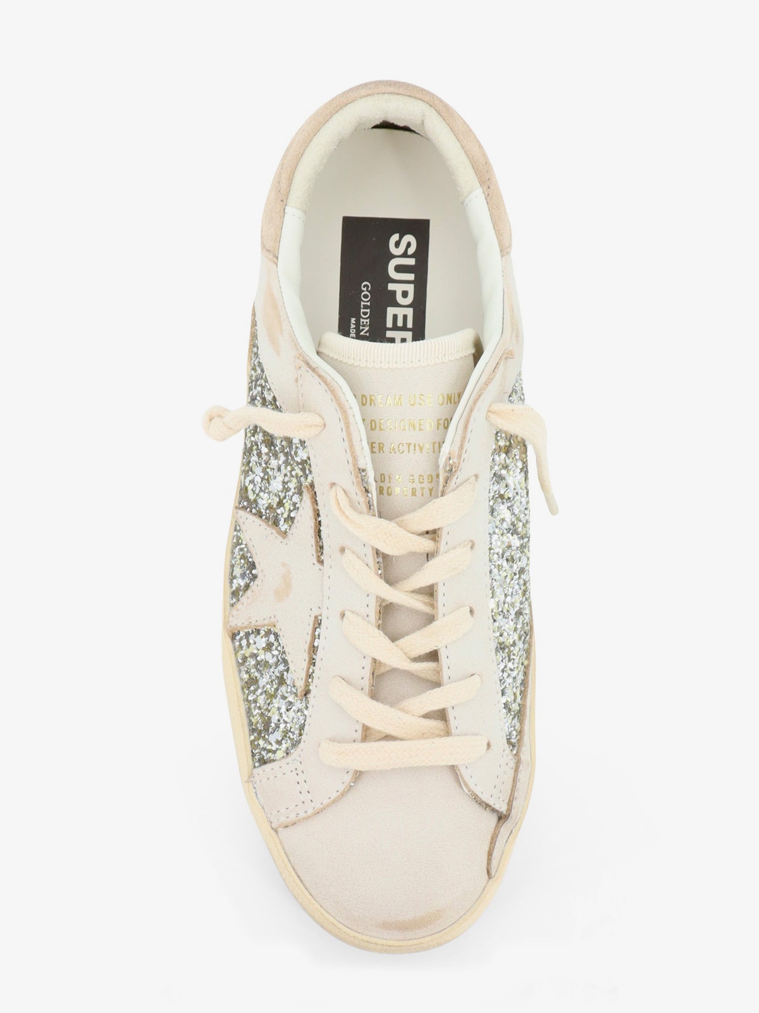 Golden Goose Deluxe Brand Women Superstar Leather Sneakers With All-Over Glitter Pattern GOLDEN GOOSE