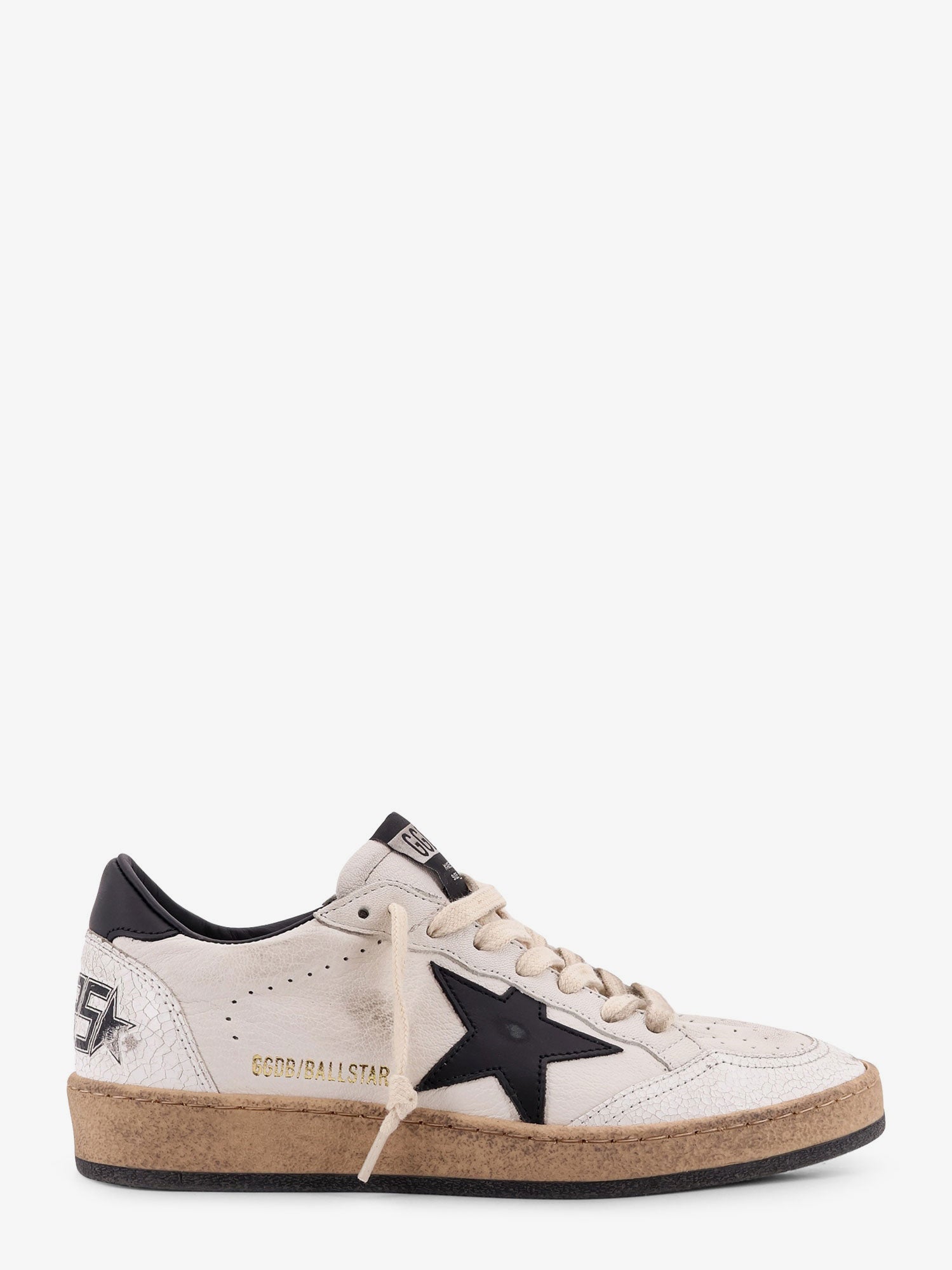 Golden Goose Deluxe Brand Women Ballstar Leather Sneakers With Iconic Side Logo GOLDEN GOOSE