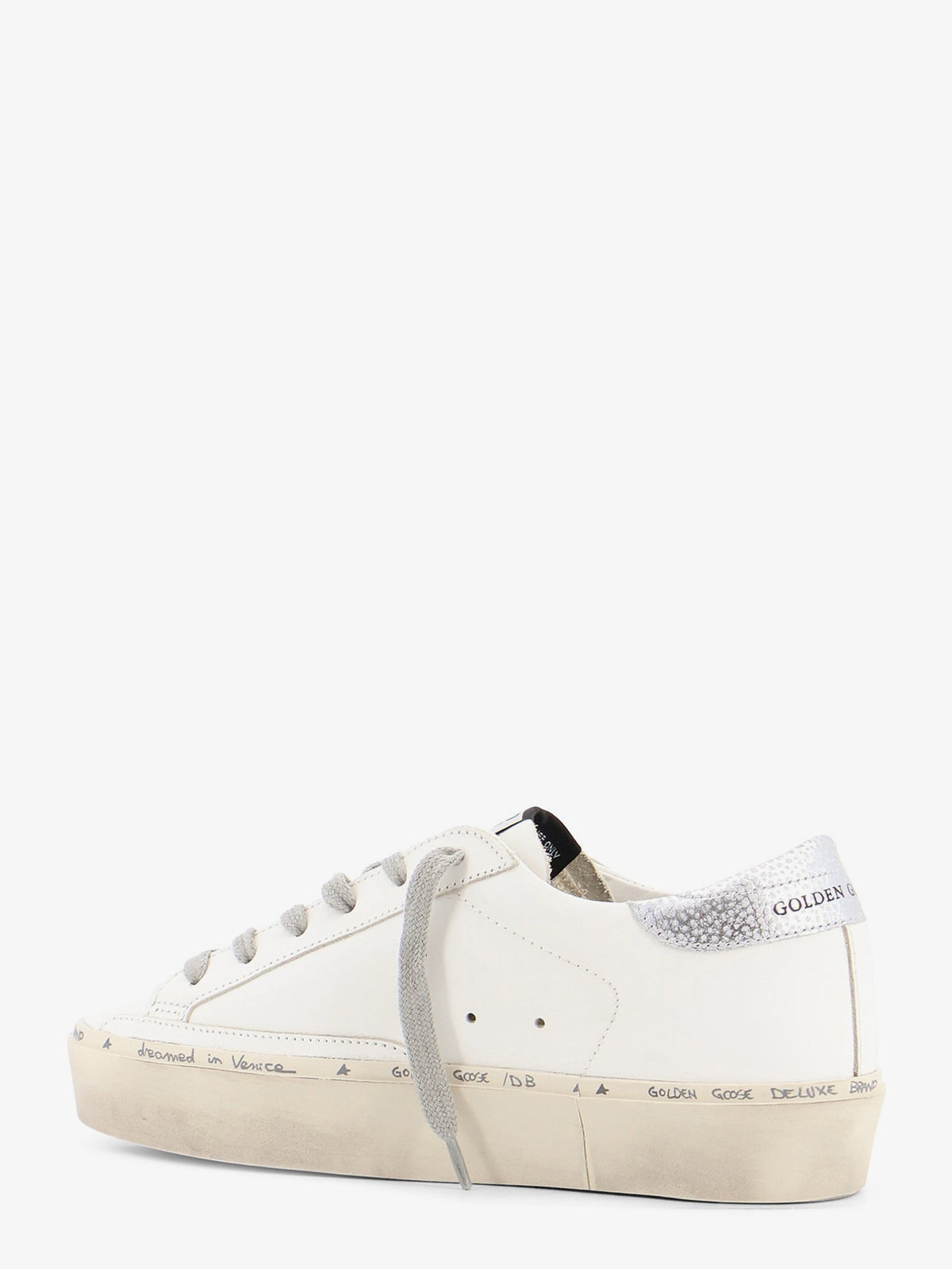 Golden Goose Deluxe Brand Women Hi-Star Leather Sneakers With Iconic Side Logo GOLDEN GOOSE