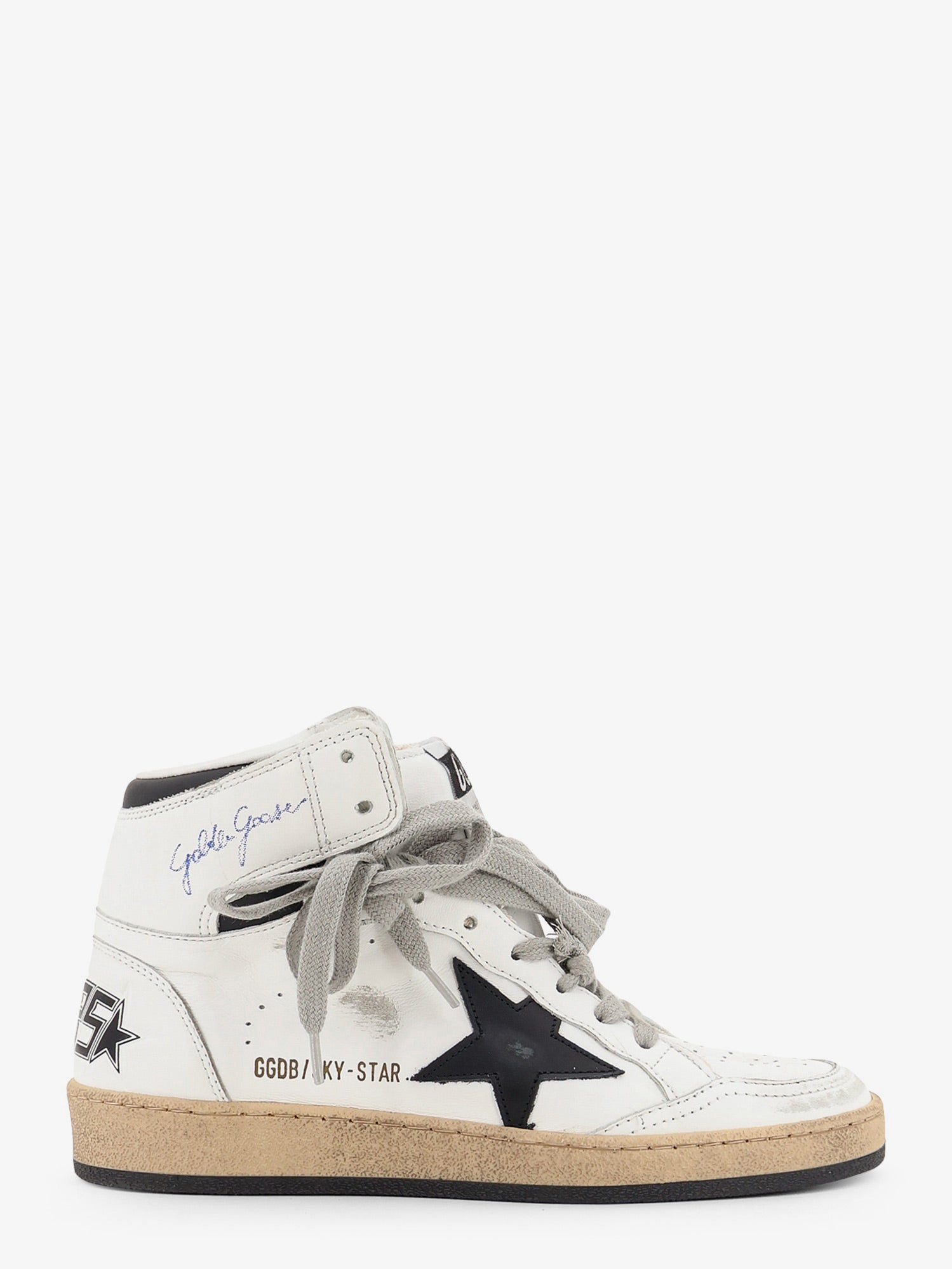Golden Goose Deluxe Brand Women Sky Star Leather Sneakers With Iconic Side Logo GOLDEN GOOSE