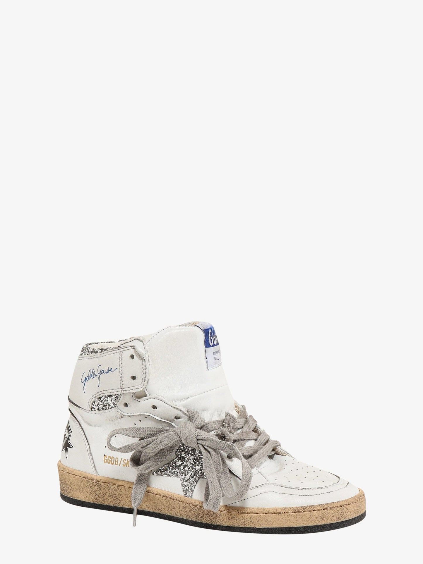 Golden Goose Deluxe Brand Women Sky Star Leather With A Used Effect Sneakers GOLDEN GOOSE