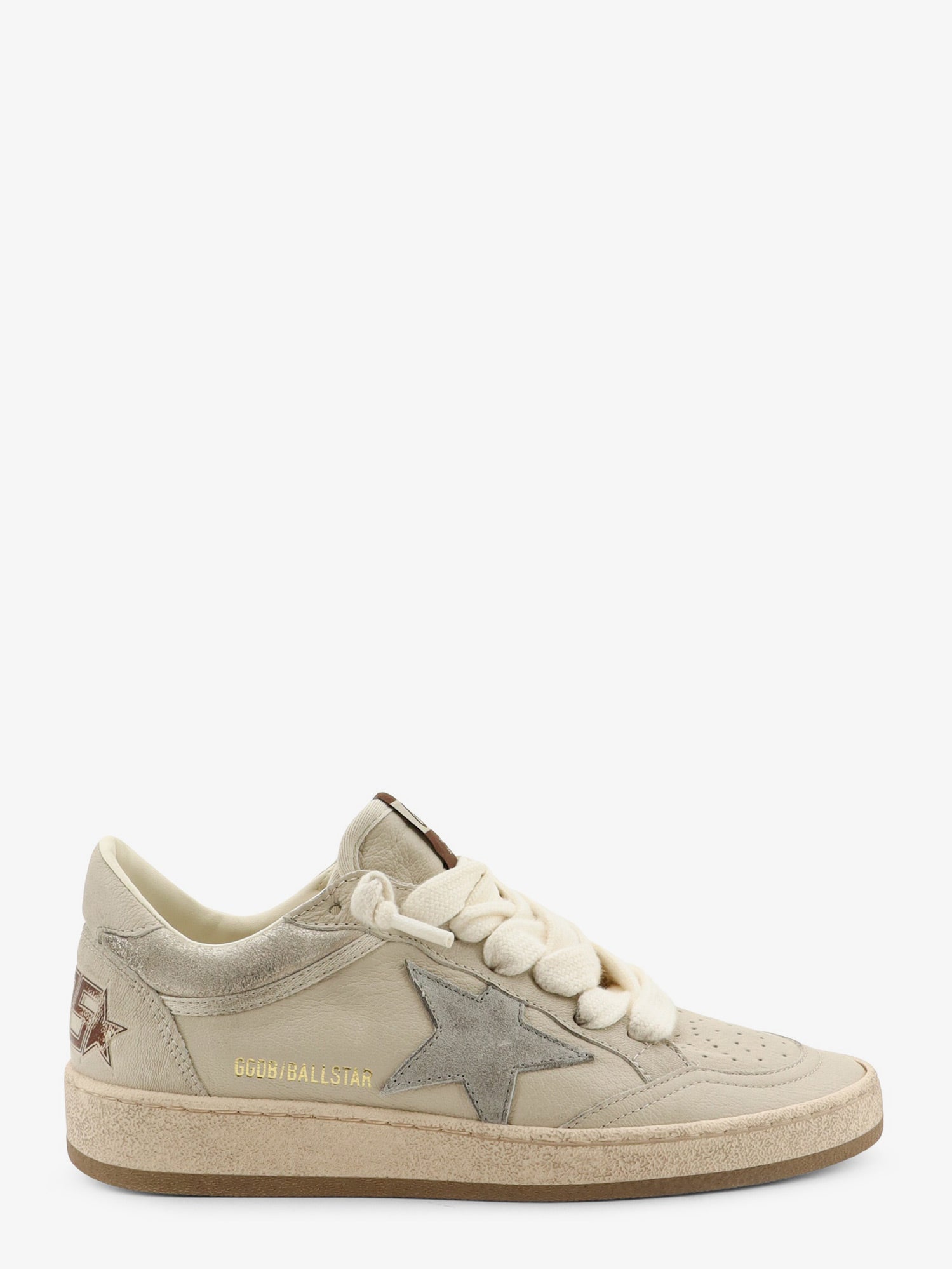 Golden Goose Deluxe Brand Women Ballstar Leather Sneakers With Iconic Side Logo GOLDEN GOOSE