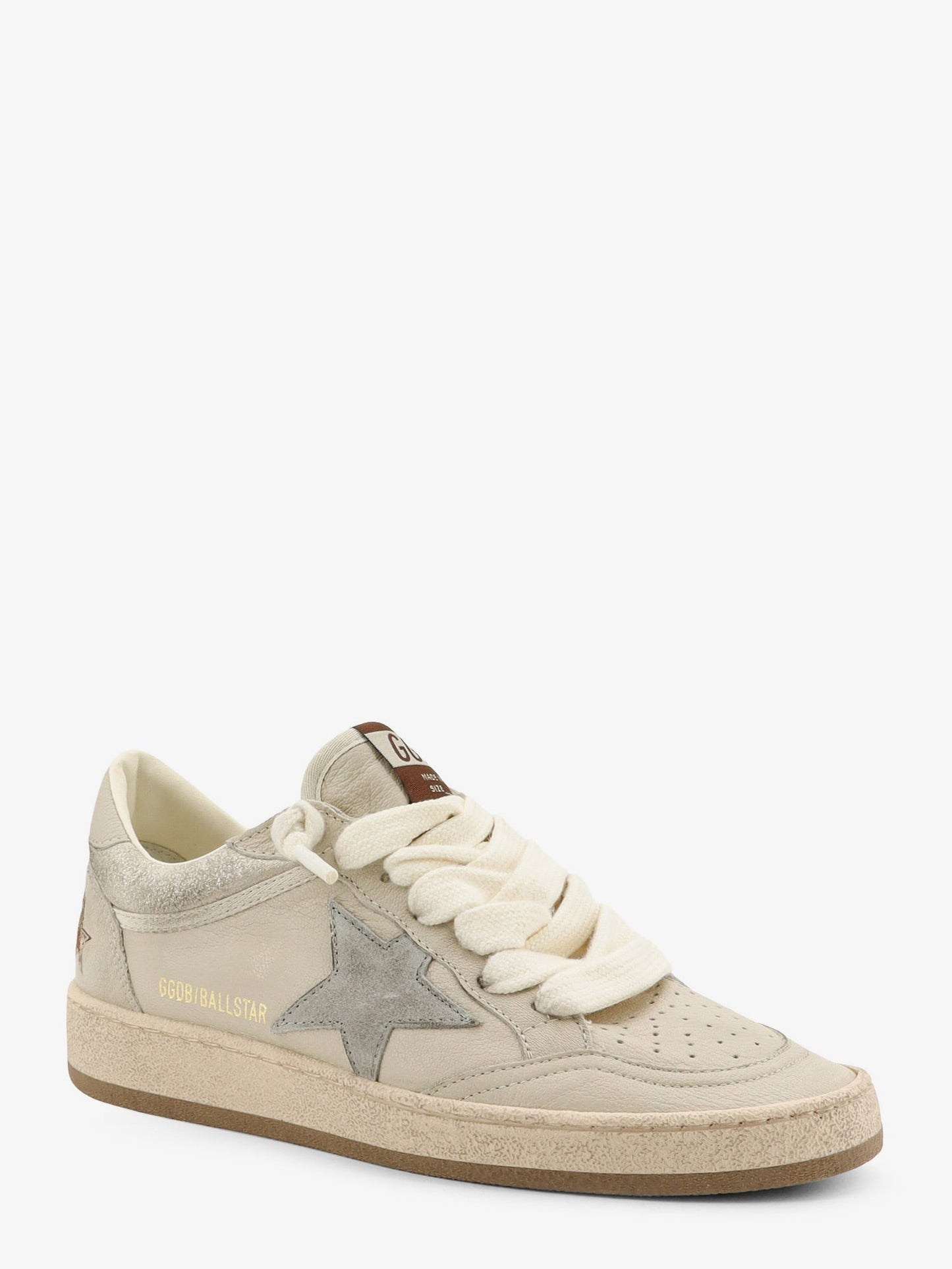 Golden Goose Deluxe Brand Women Ballstar Leather Sneakers With Iconic Side Logo GOLDEN GOOSE