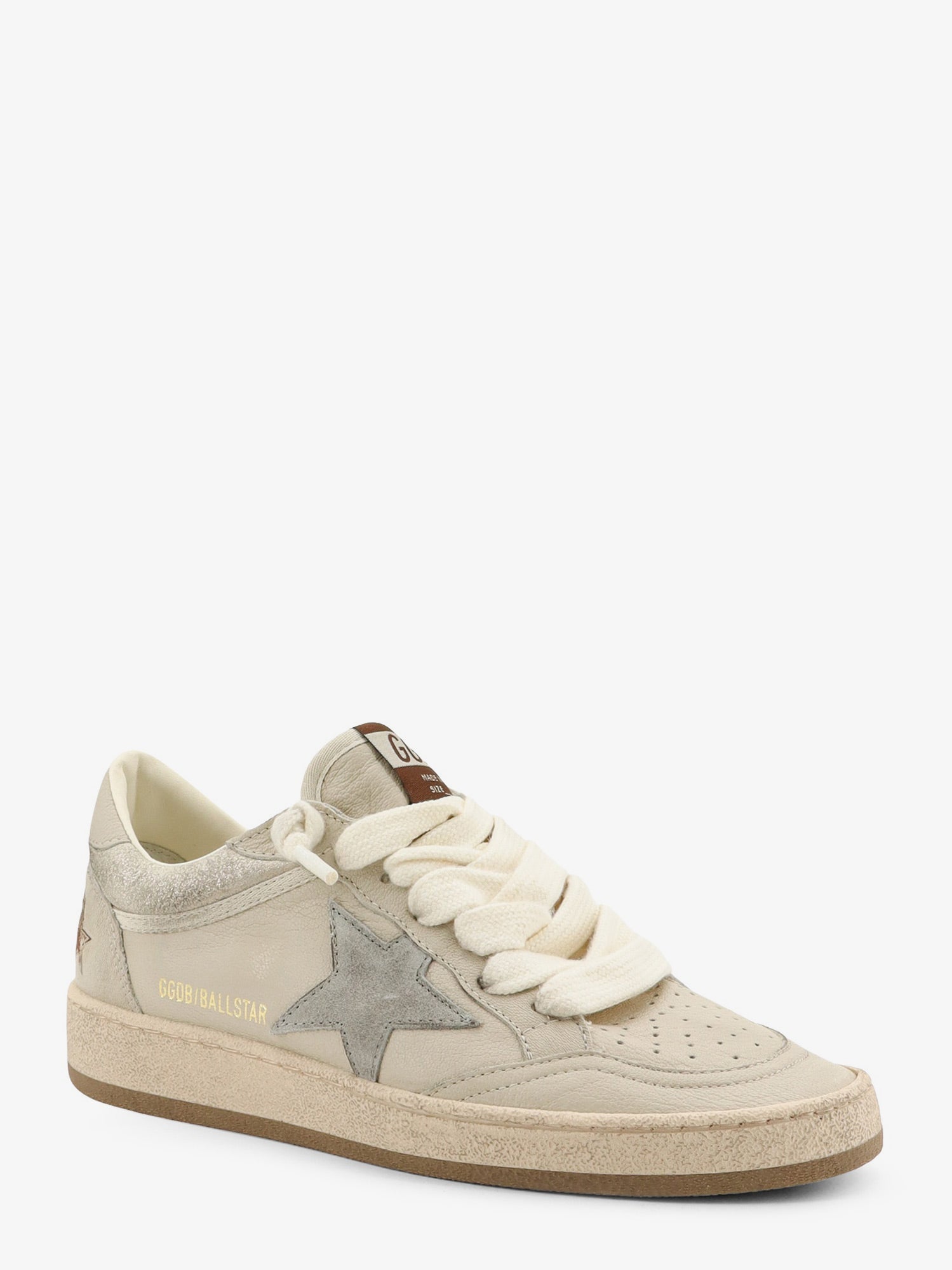 Golden Goose Deluxe Brand Women Ballstar Leather Sneakers With Iconic Side Logo GOLDEN GOOSE