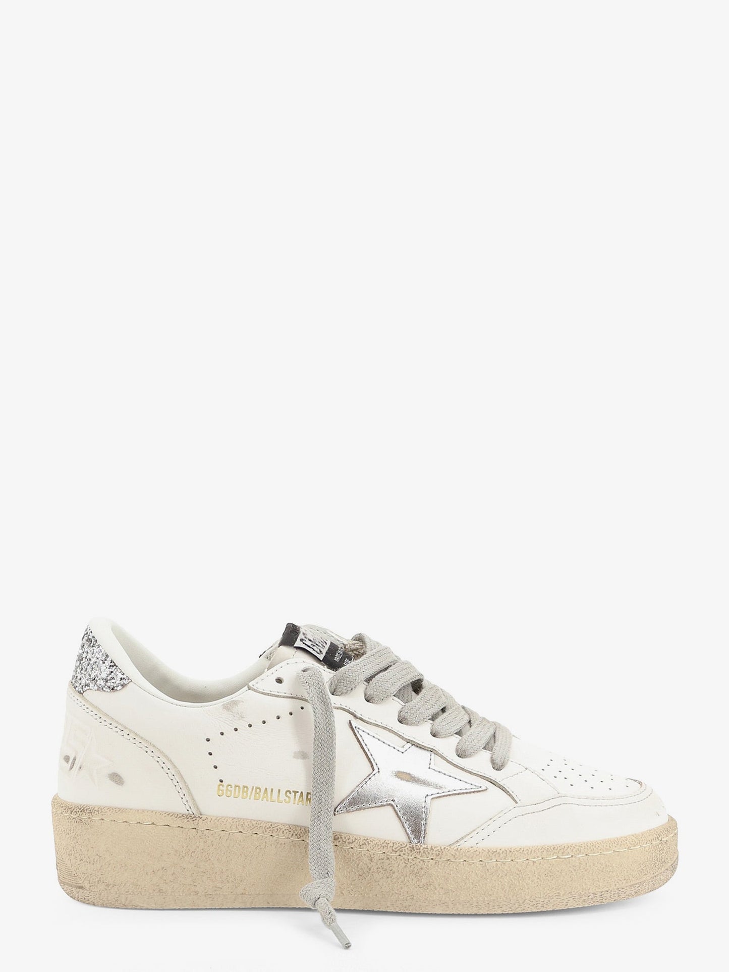 Golden Goose Deluxe Brand Women Ballstar Leather Sneakers With Iconic Side Logo GOLDEN GOOSE