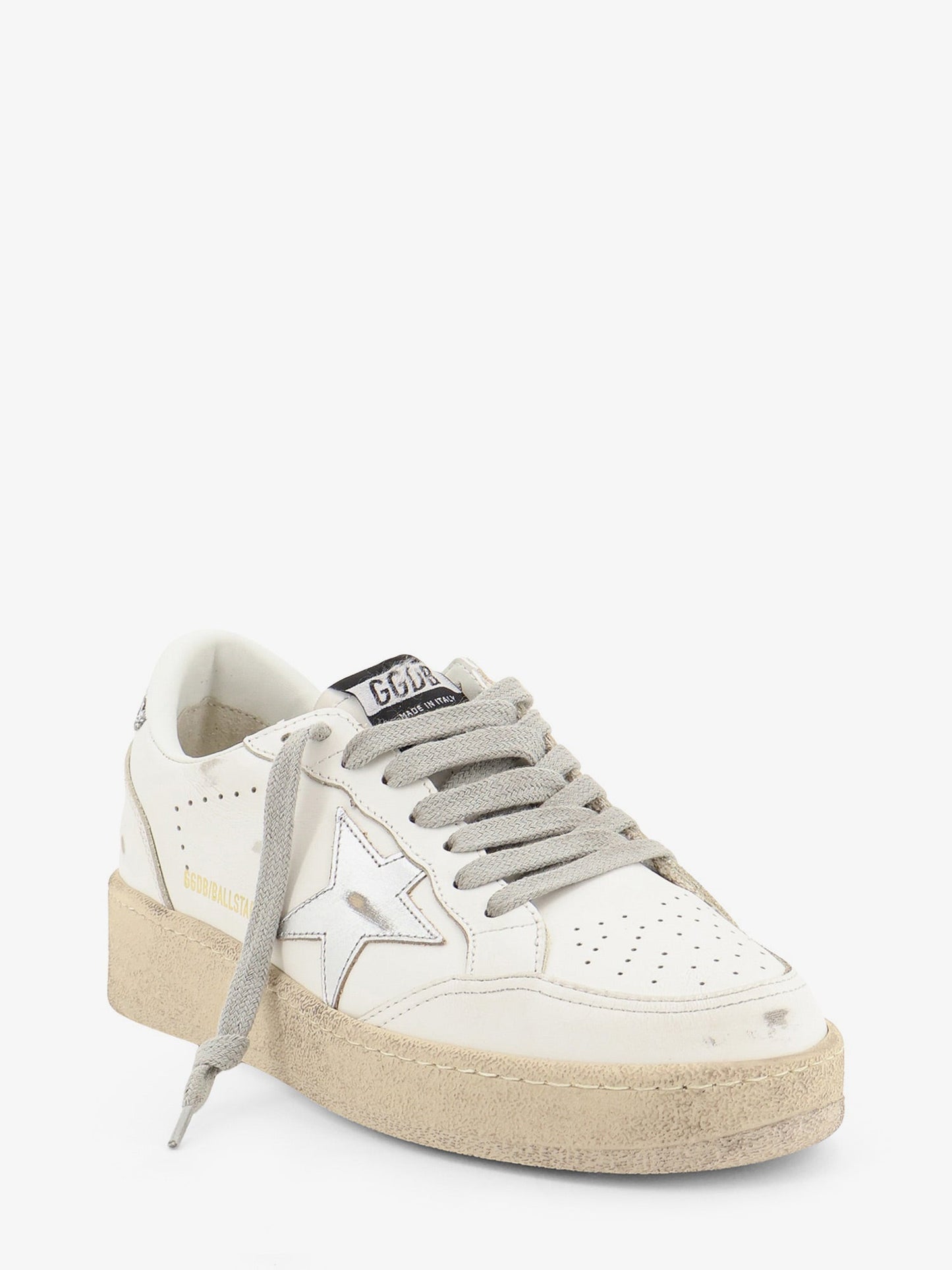 Golden Goose Deluxe Brand Women Ballstar Leather Sneakers With Iconic Side Logo GOLDEN GOOSE