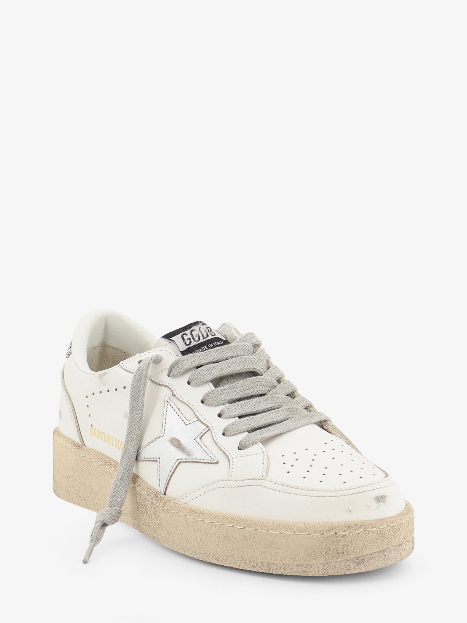 Golden Goose Deluxe Brand Women Ballstar Leather Sneakers With Iconic Side Logo GOLDEN GOOSE