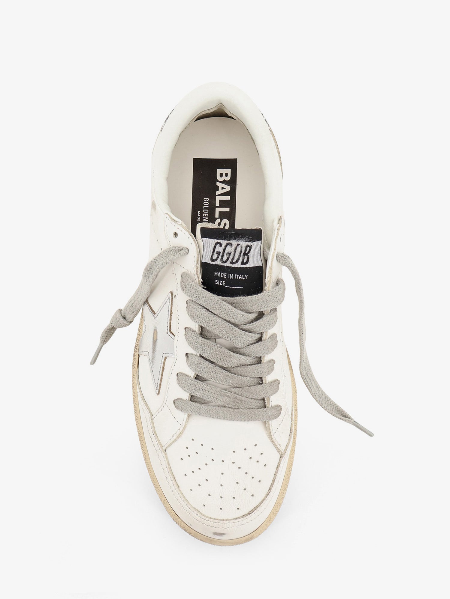 Golden Goose Deluxe Brand Women Ballstar Leather Sneakers With Iconic Side Logo GOLDEN GOOSE