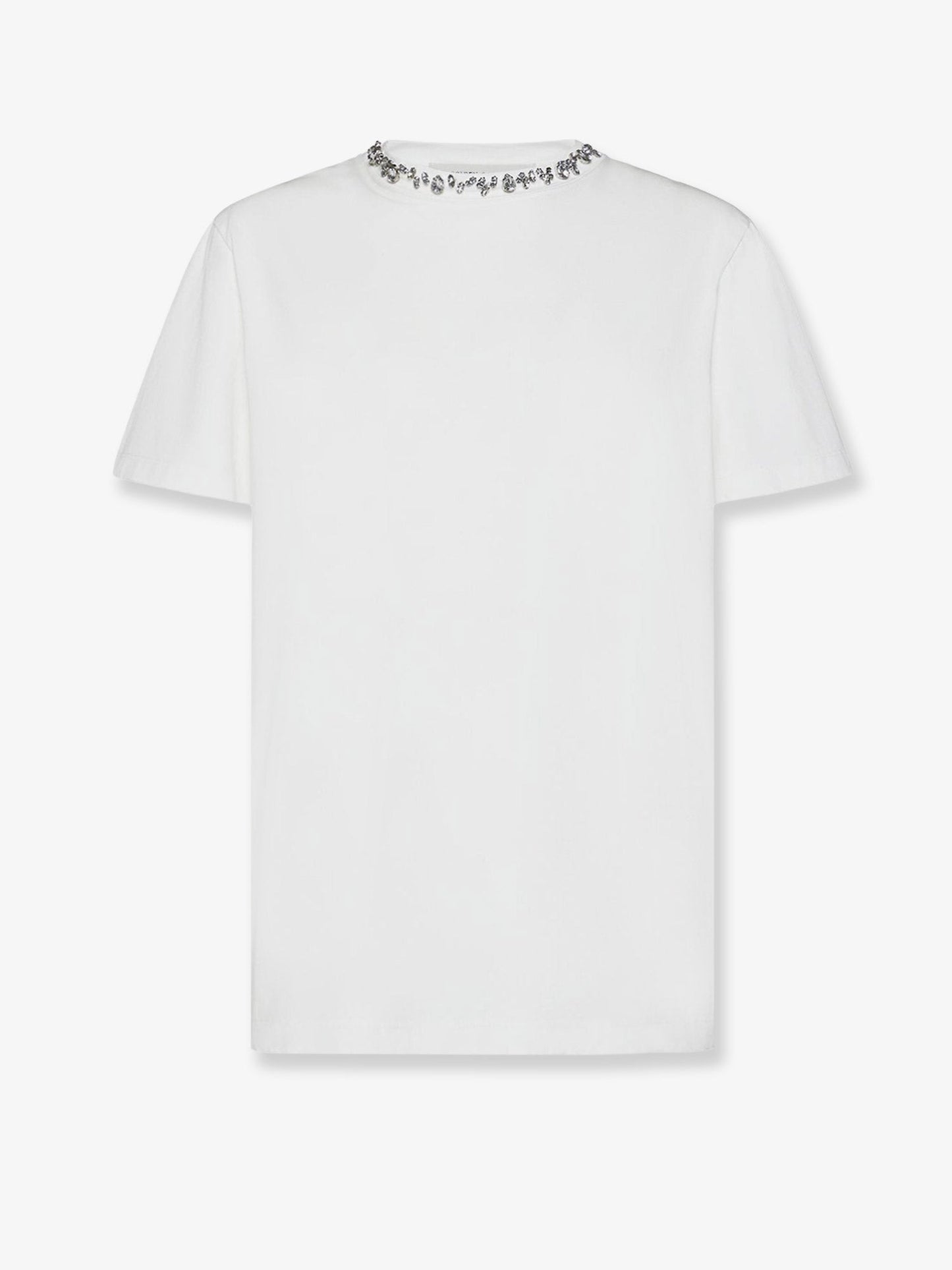Golden Goose Deluxe Brand Women Cotton T-Shirt With Rhinestones GOLDEN GOOSE