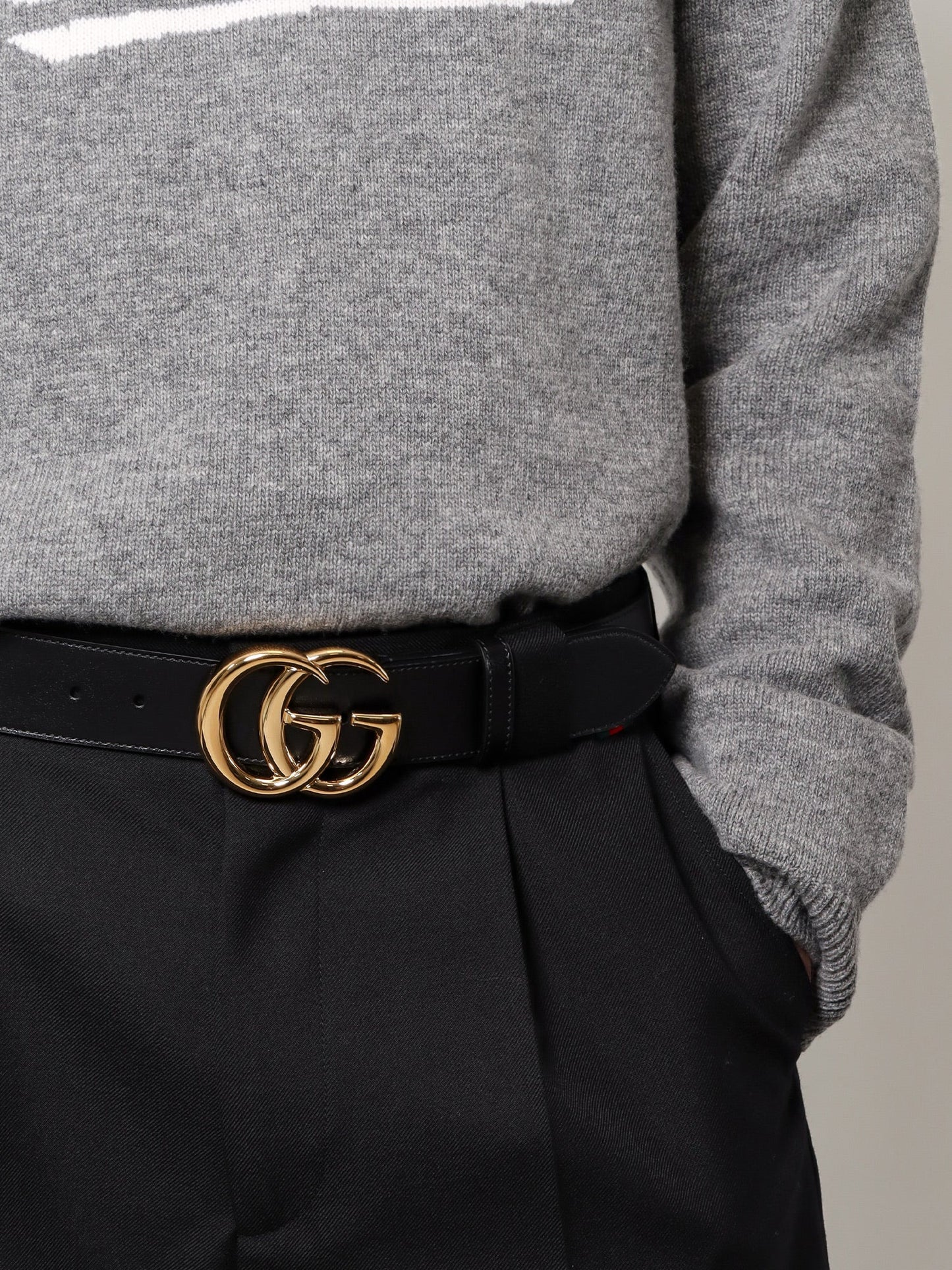Gucci Men Leather Belt GUCCI