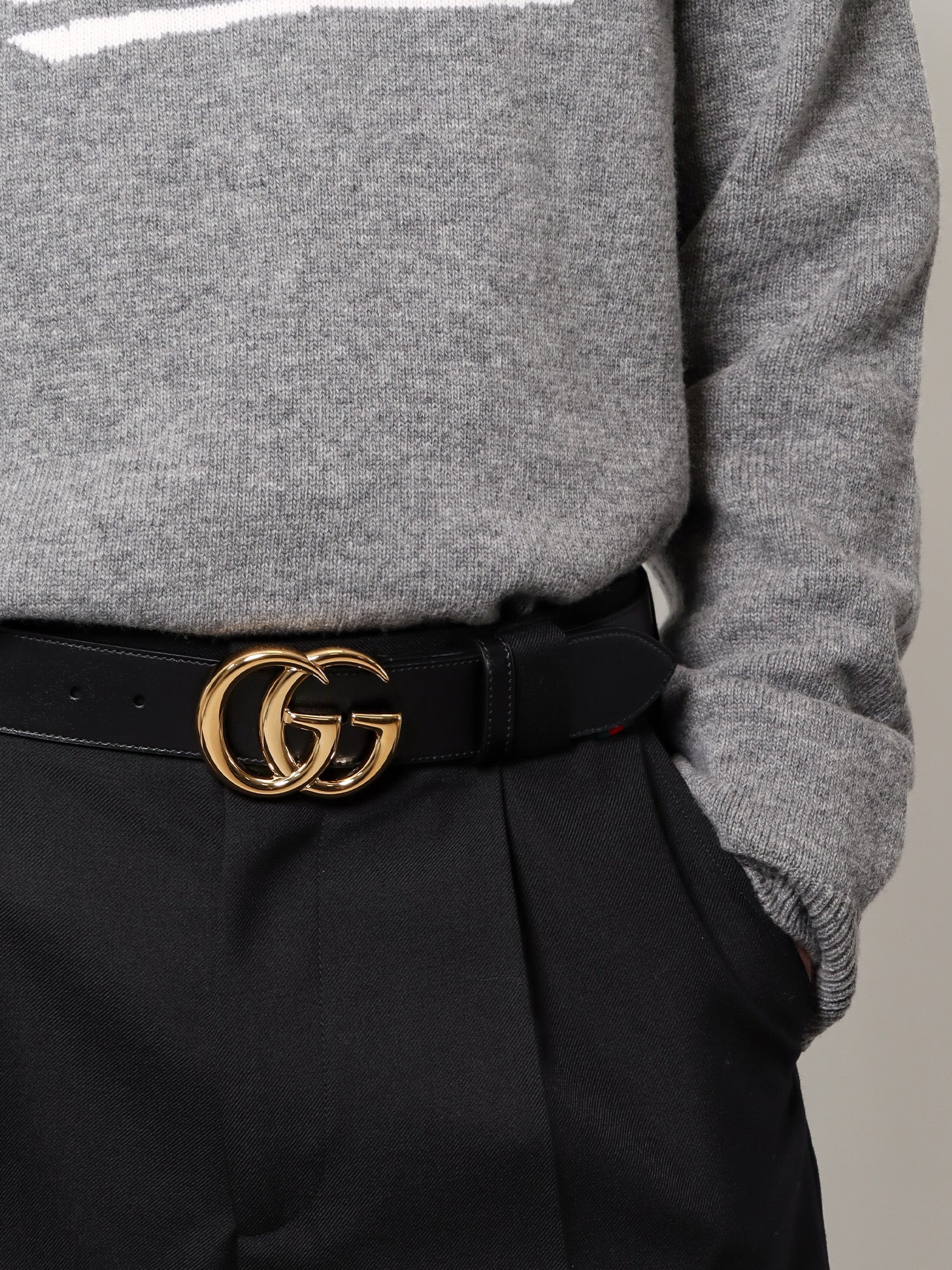Gucci Men Leather Belt GUCCI