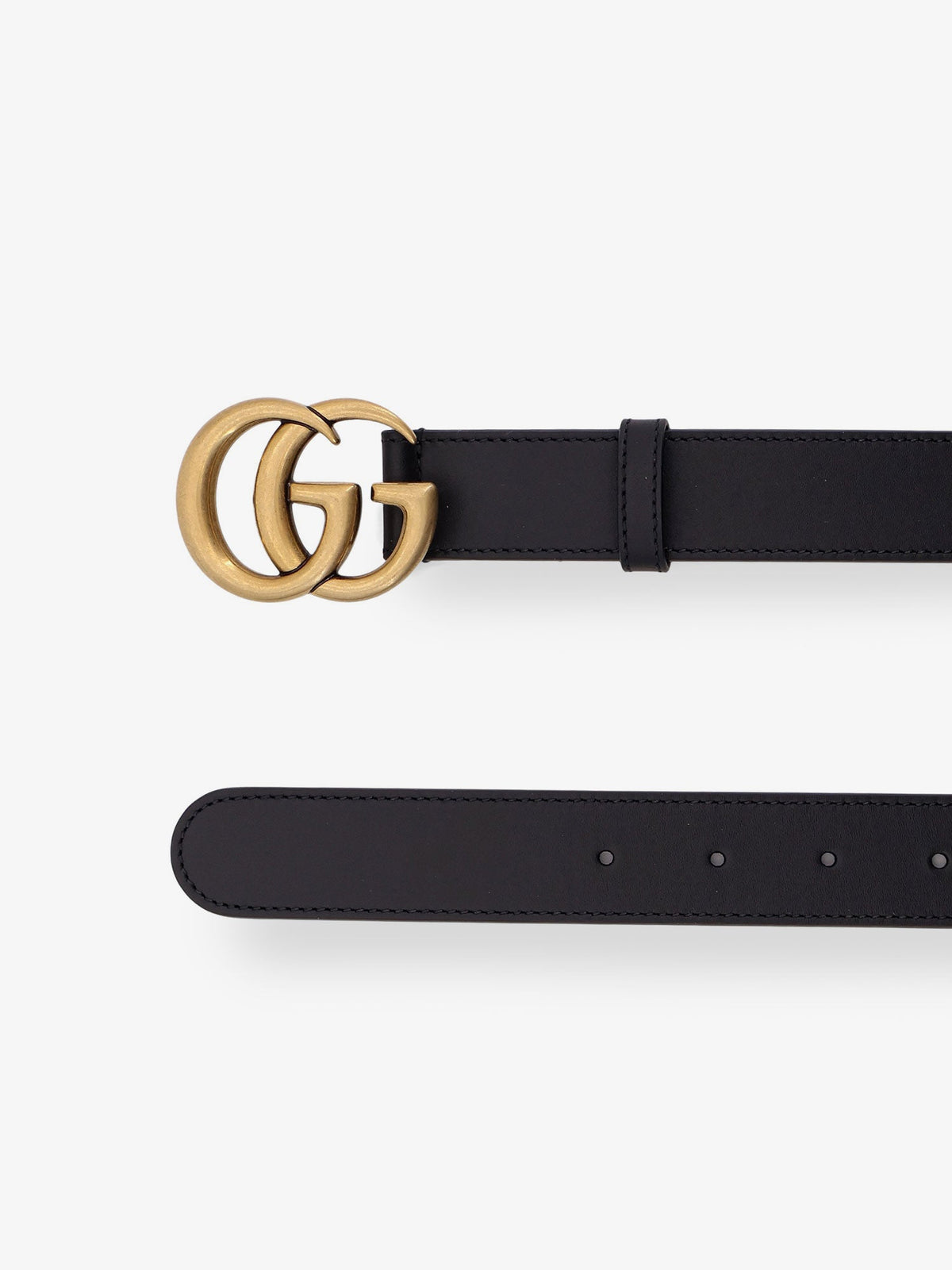 Gucci Men Gg Marmont Leather Belt GUCCI