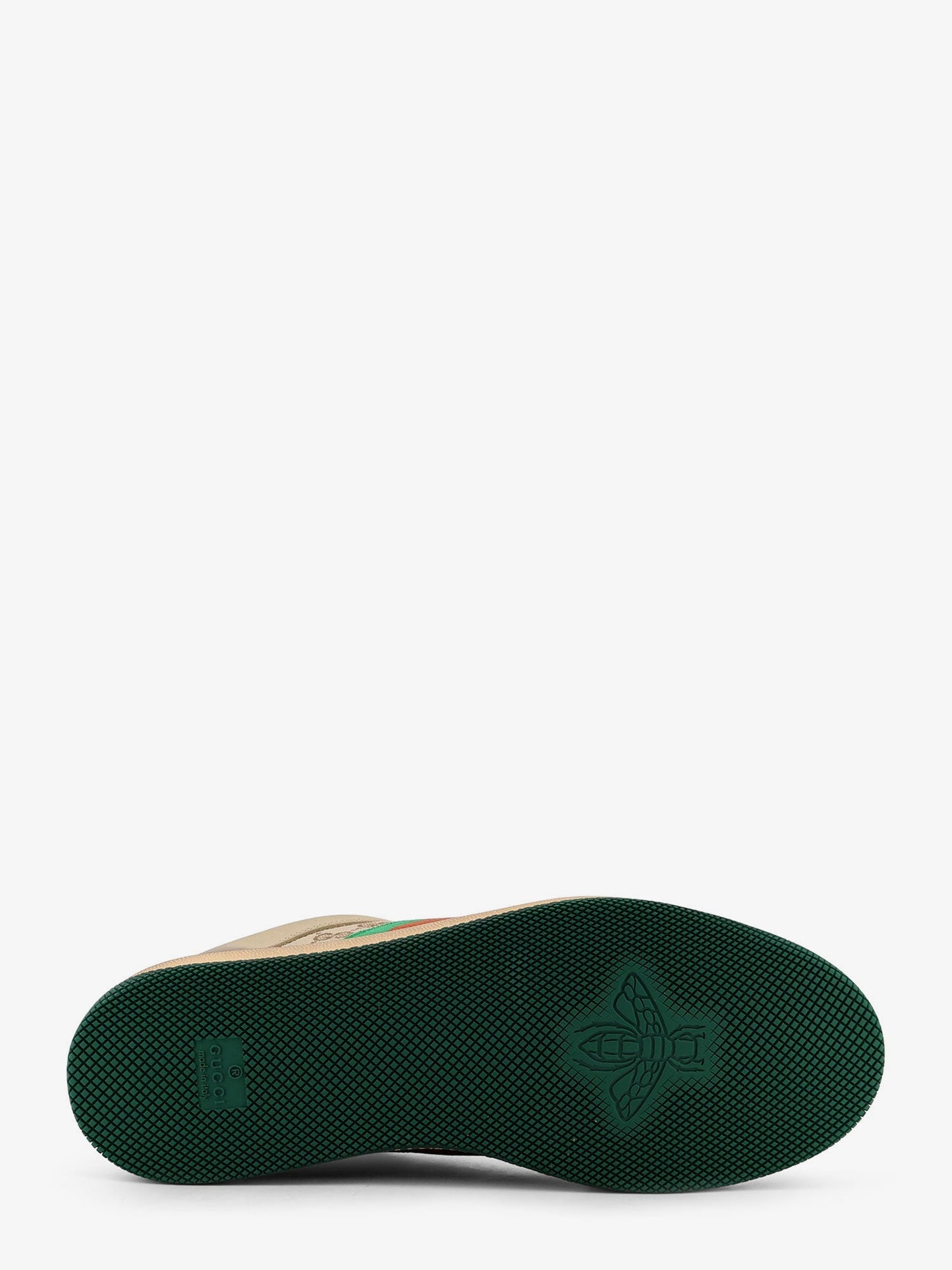 Gucci Men Screener Gg Low-Top Vintage Leather Sneakers GUCCI