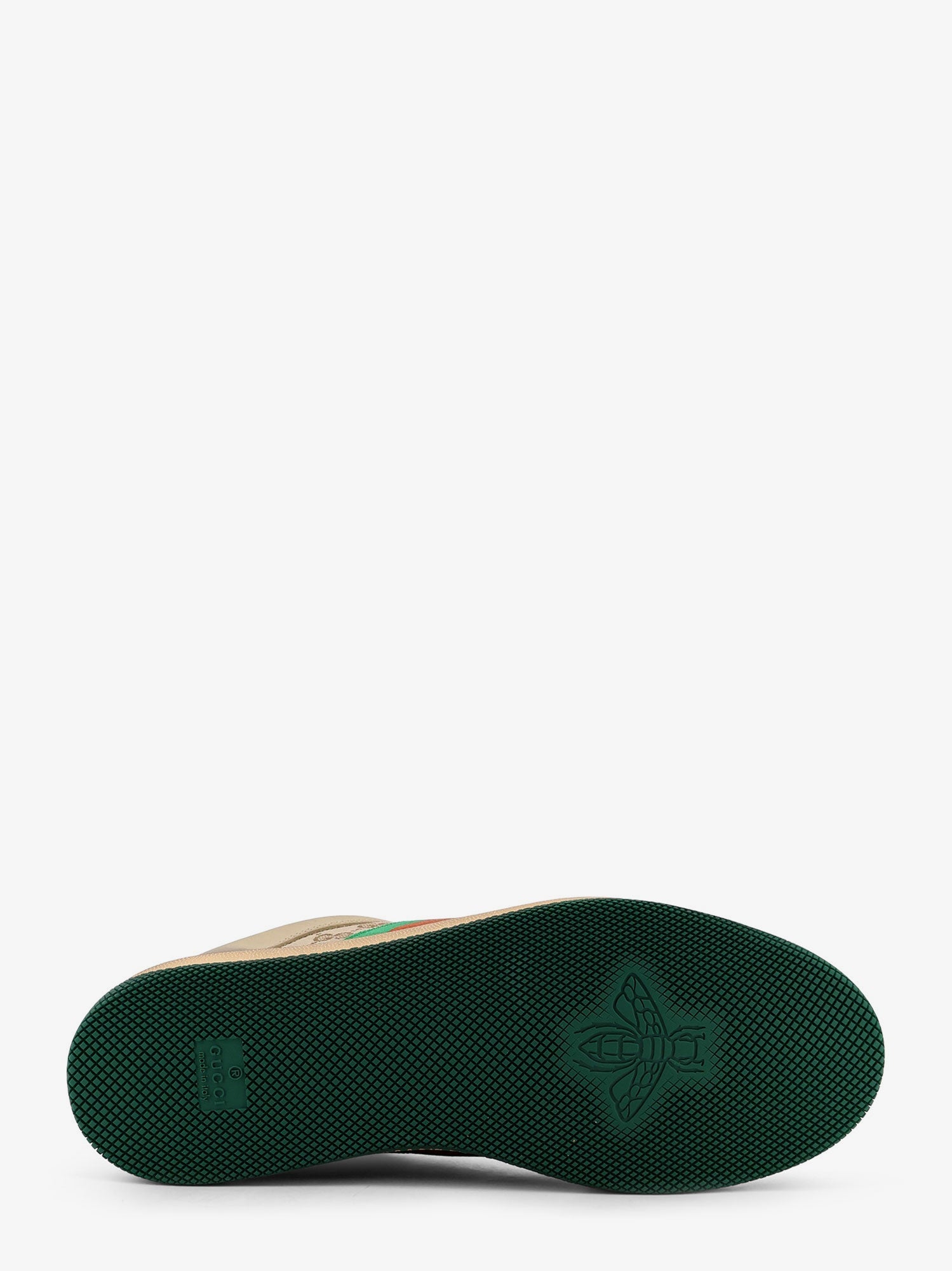 Gucci Men Screener Gg Low-Top Vintage Leather Sneakers GUCCI