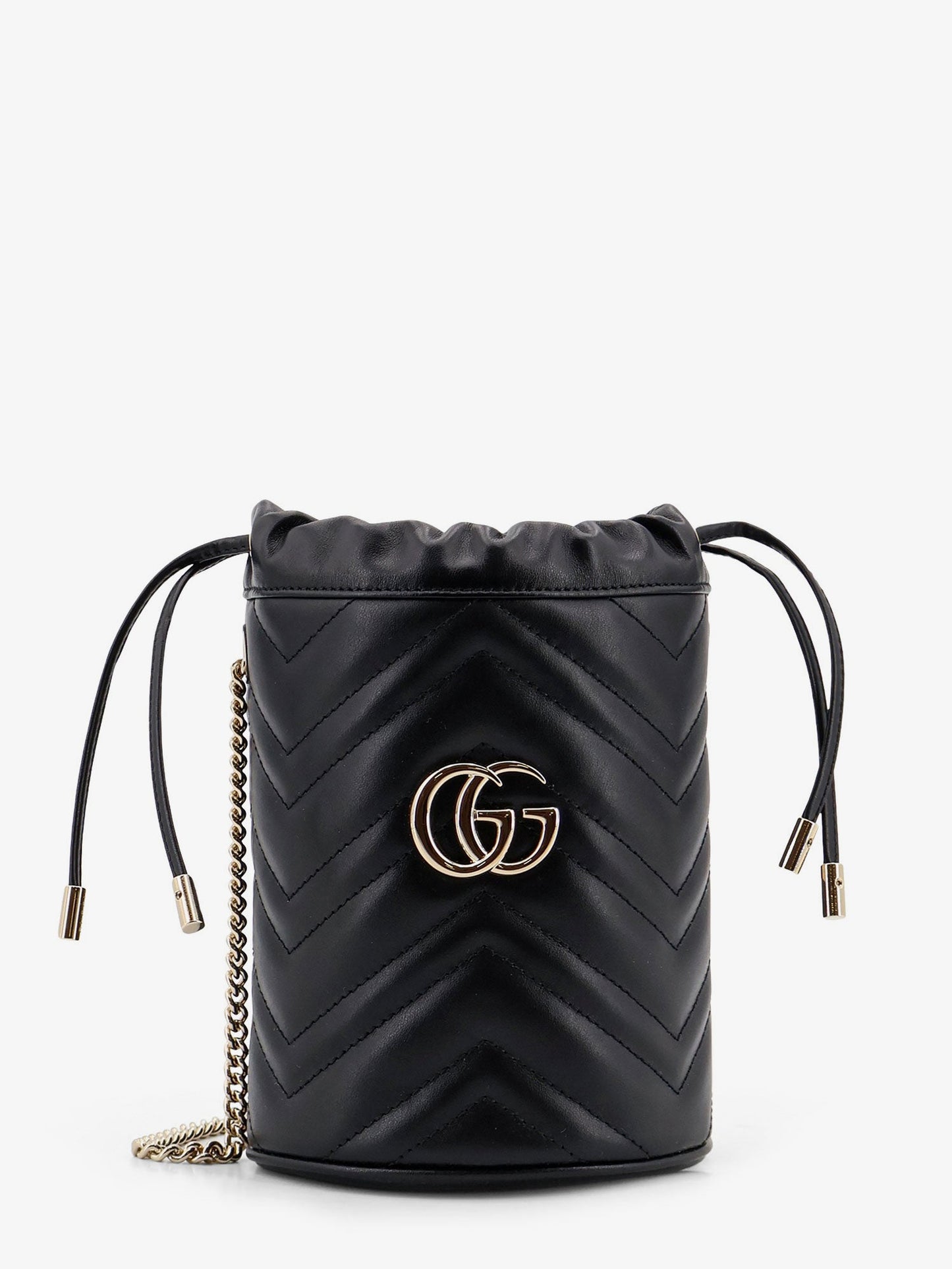 Gucci Women Gg Marmont Matelasse Leather Bucket Bag GUCCI