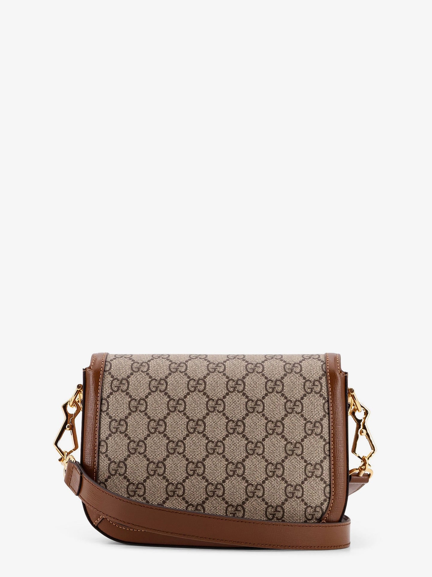 Gucci Women Coated Canvas Gucci Horsebit 1955 Crossbody Bag With Gg Supreme Motif GUCCI
