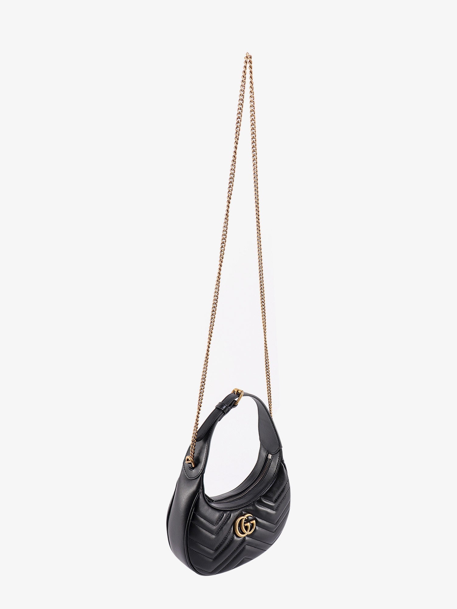 Gucci Women Gg Marmont Quilted Leather Shoulder Bag With Metal Gg Logo GUCCI