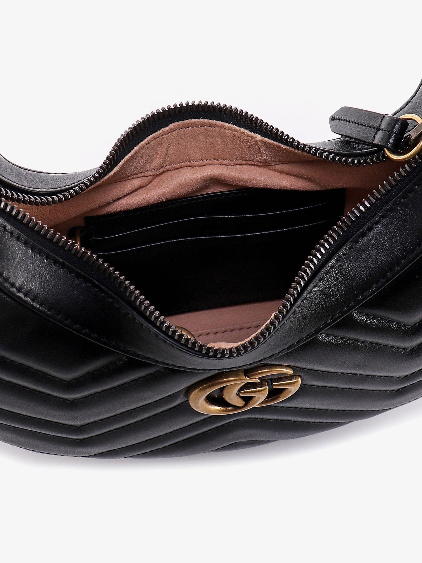 Gucci Women Gg Marmont Quilted Leather Shoulder Bag With Metal Gg Logo GUCCI