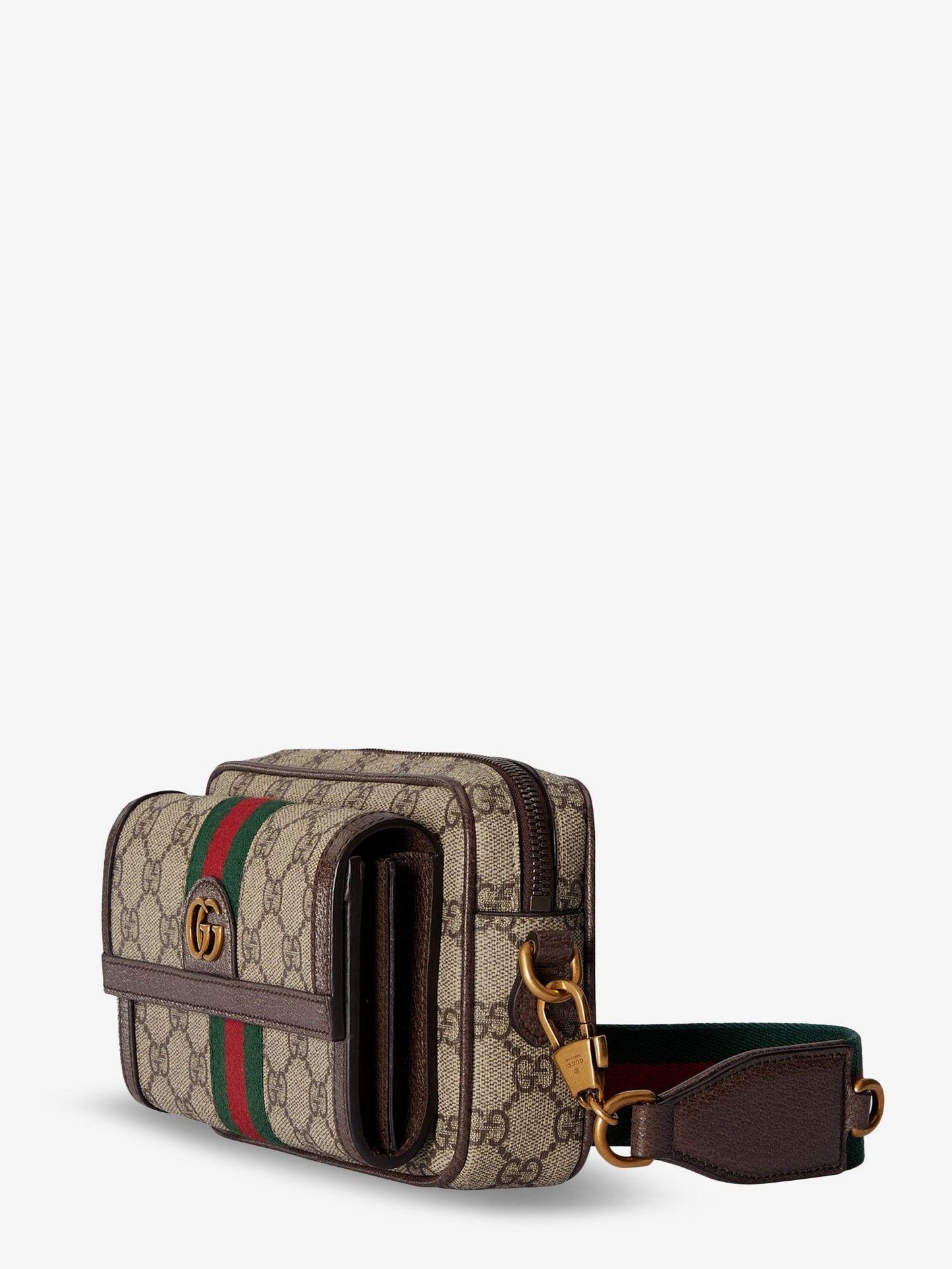 Gucci Men Ophidia Gg Fabric Crossbody Bag GUCCI
