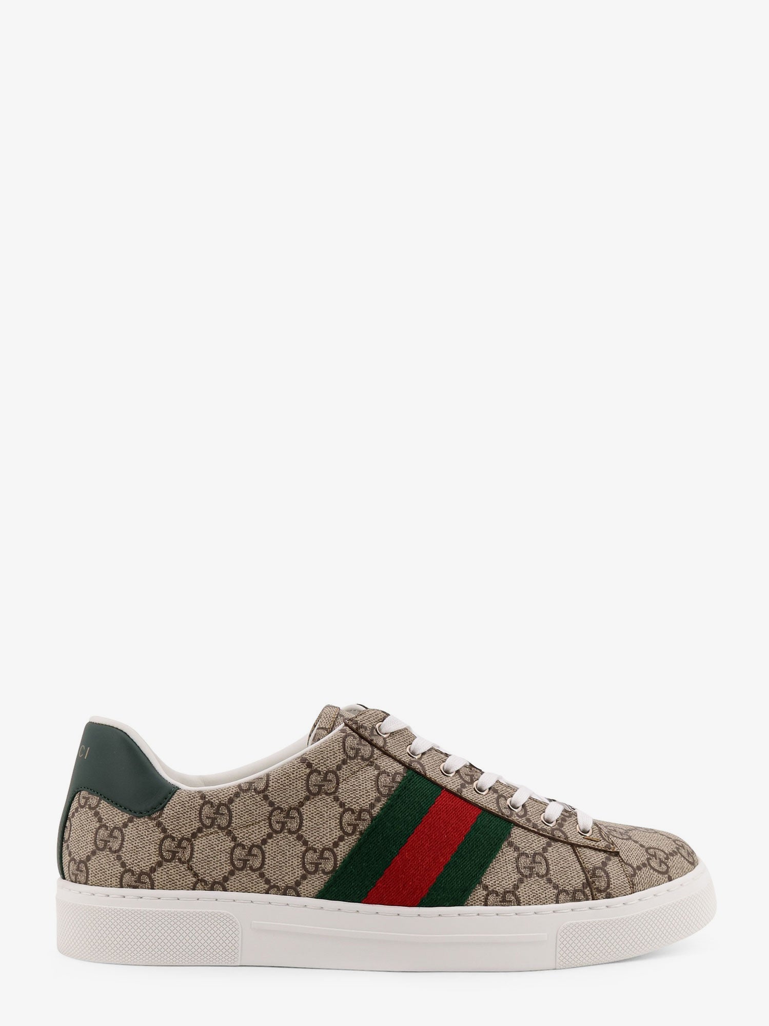 Gucci Men Low-Top Ace Gg Supreme Fabric Sneakers GUCCI