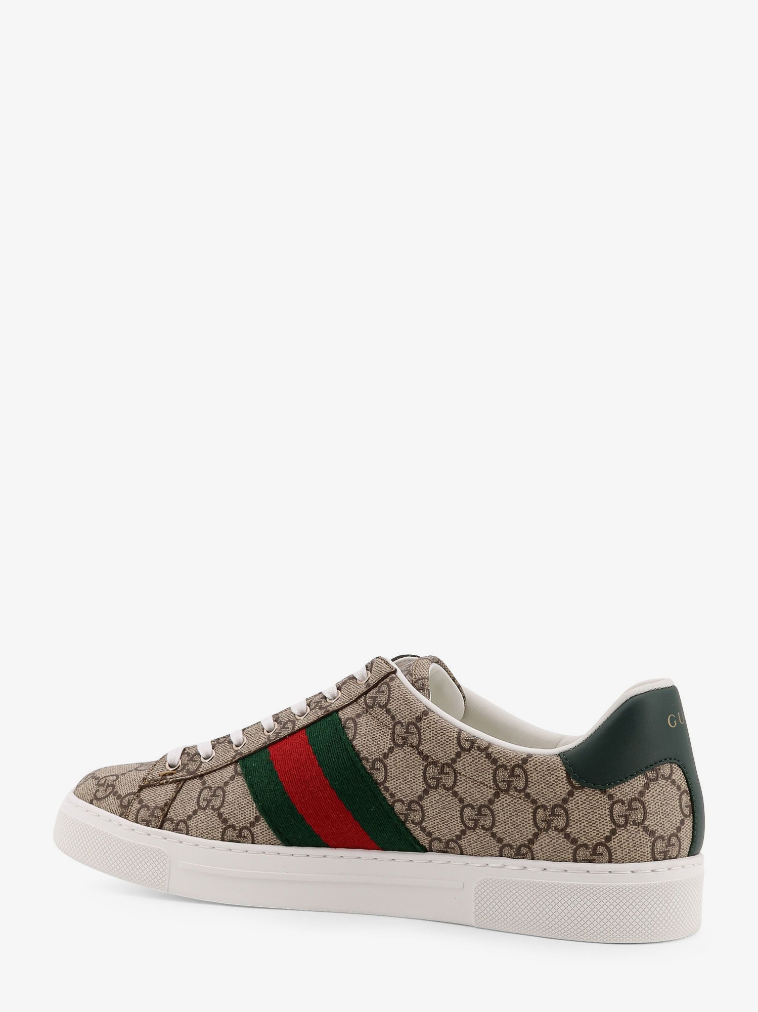 Gucci Men Low-Top Ace Gg Supreme Fabric Sneakers GUCCI