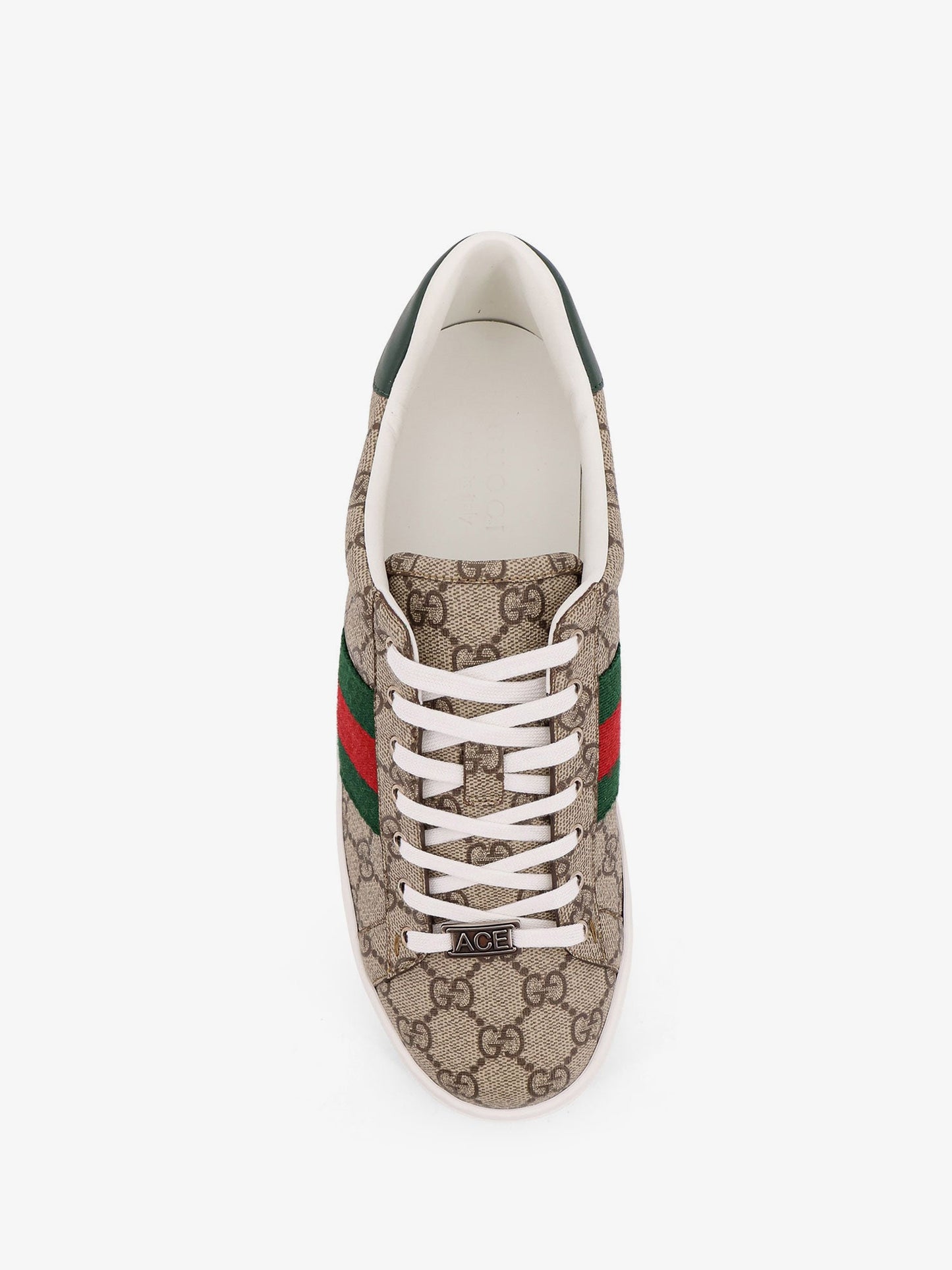 Gucci Men Low-Top Ace Gg Supreme Fabric Sneakers GUCCI