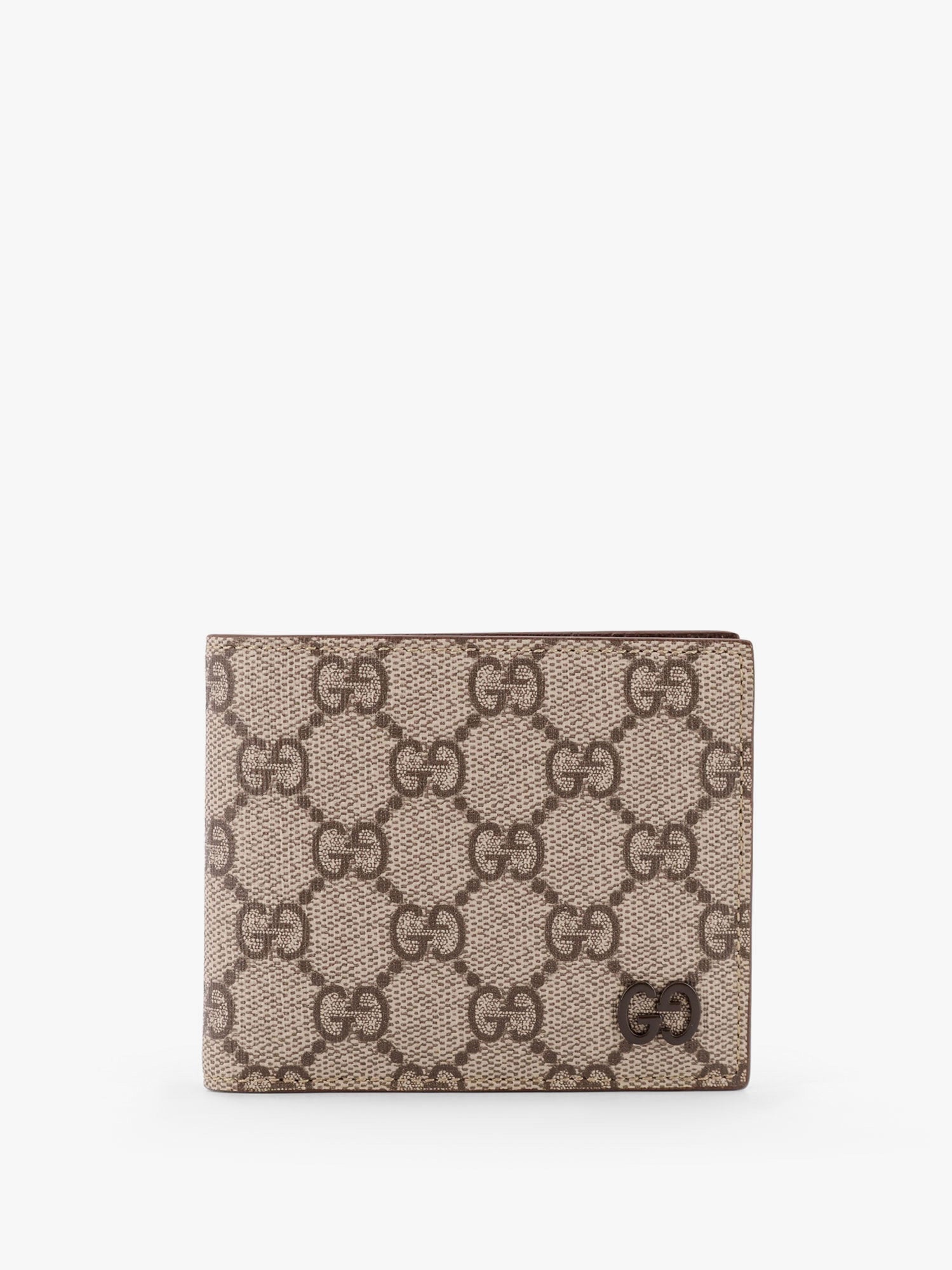 Gucci Men Bi-Fold Gg Supreme Canvas Wallet GUCCI