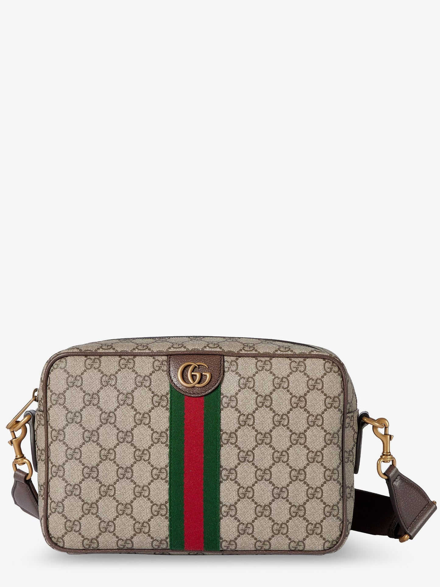 Gucci Men Ophidia Gg Supreme Fabric Shoulder Bag GUCCI
