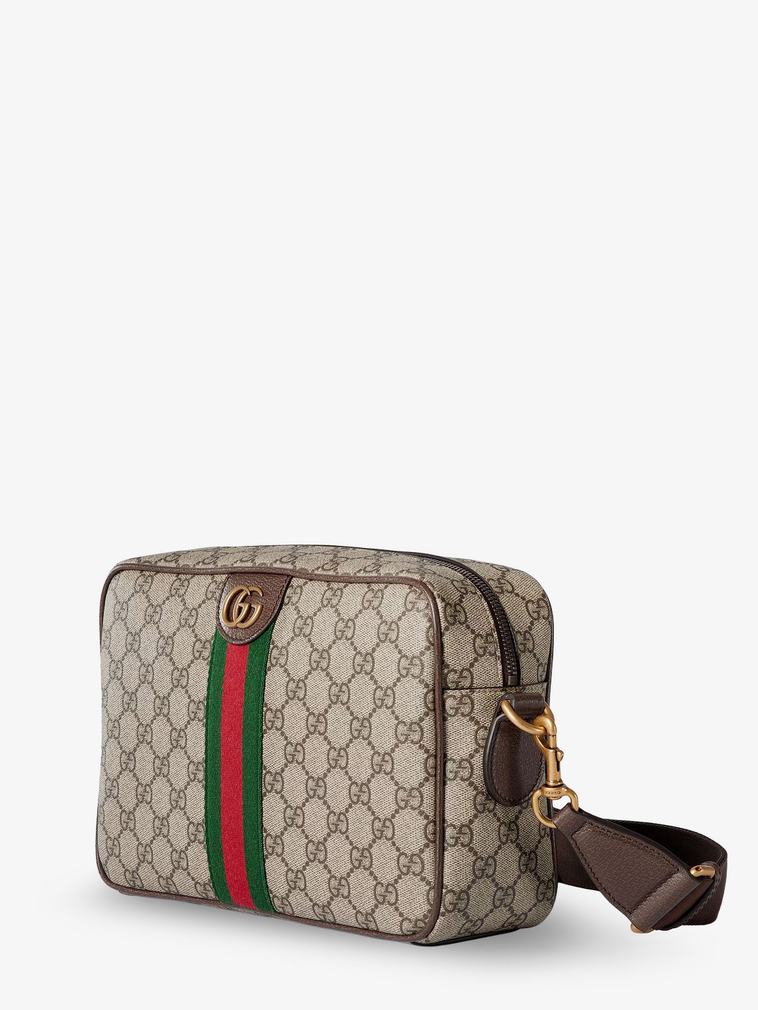 Gucci Men Ophidia Gg Supreme Fabric Shoulder Bag GUCCI