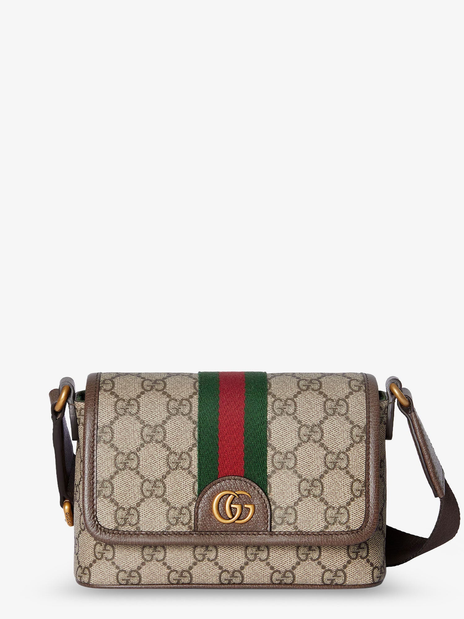 Gucci Men Mini Ophidia Gg Fabric Crossbody Bag GUCCI