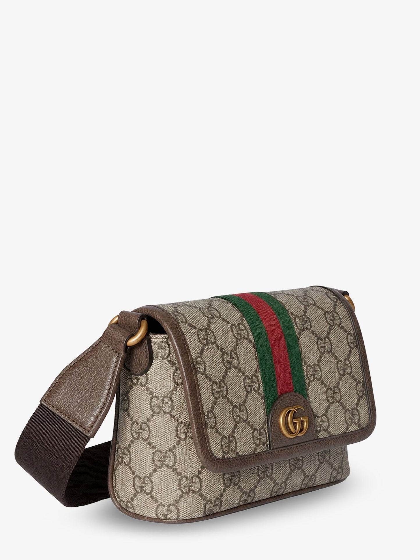 Gucci Men Mini Ophidia Gg Fabric Crossbody Bag GUCCI