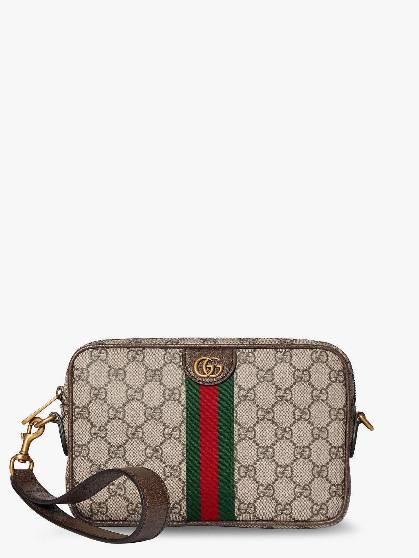 Gucci Men Ophidia Gg Supreme Fabric Crossbody Bag GUCCI