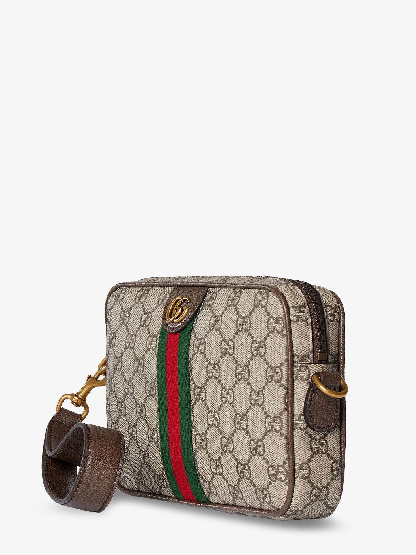 Gucci Men Ophidia Gg Supreme Fabric Crossbody Bag GUCCI