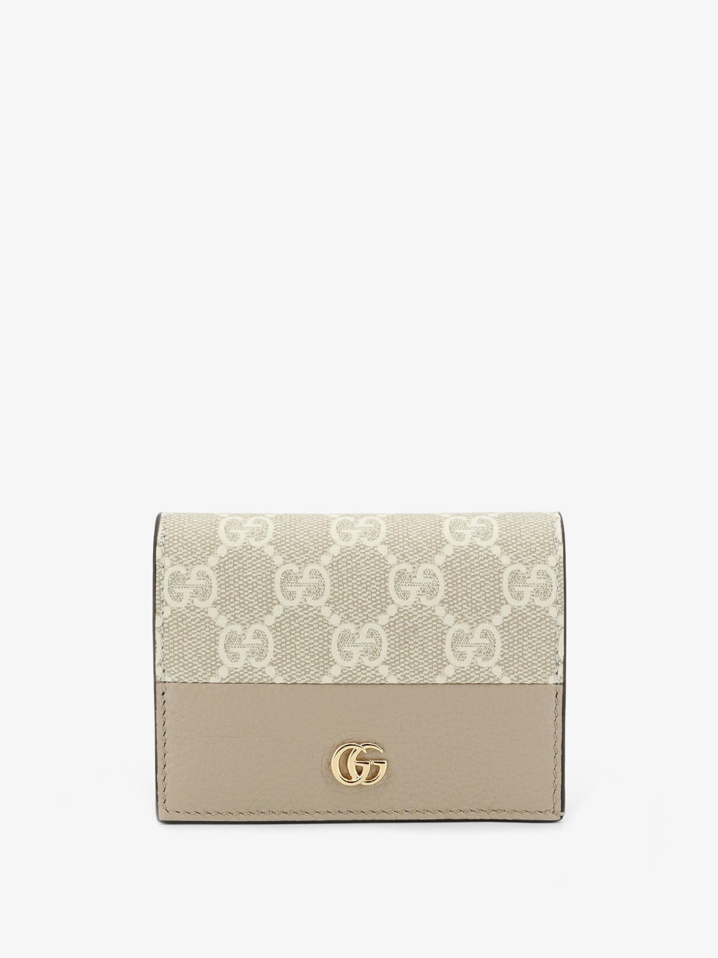 Gucci Women Gg Marmont Bicolor Leather Wallet GUCCI