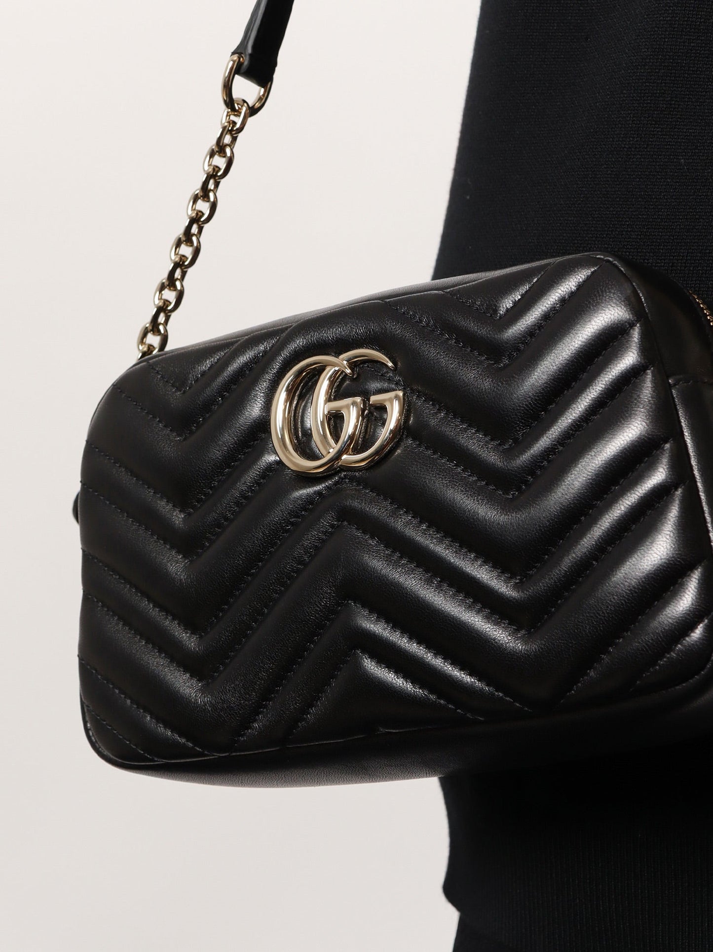 Gucci Women Gg Marmont Leather Camera Bag GUCCI