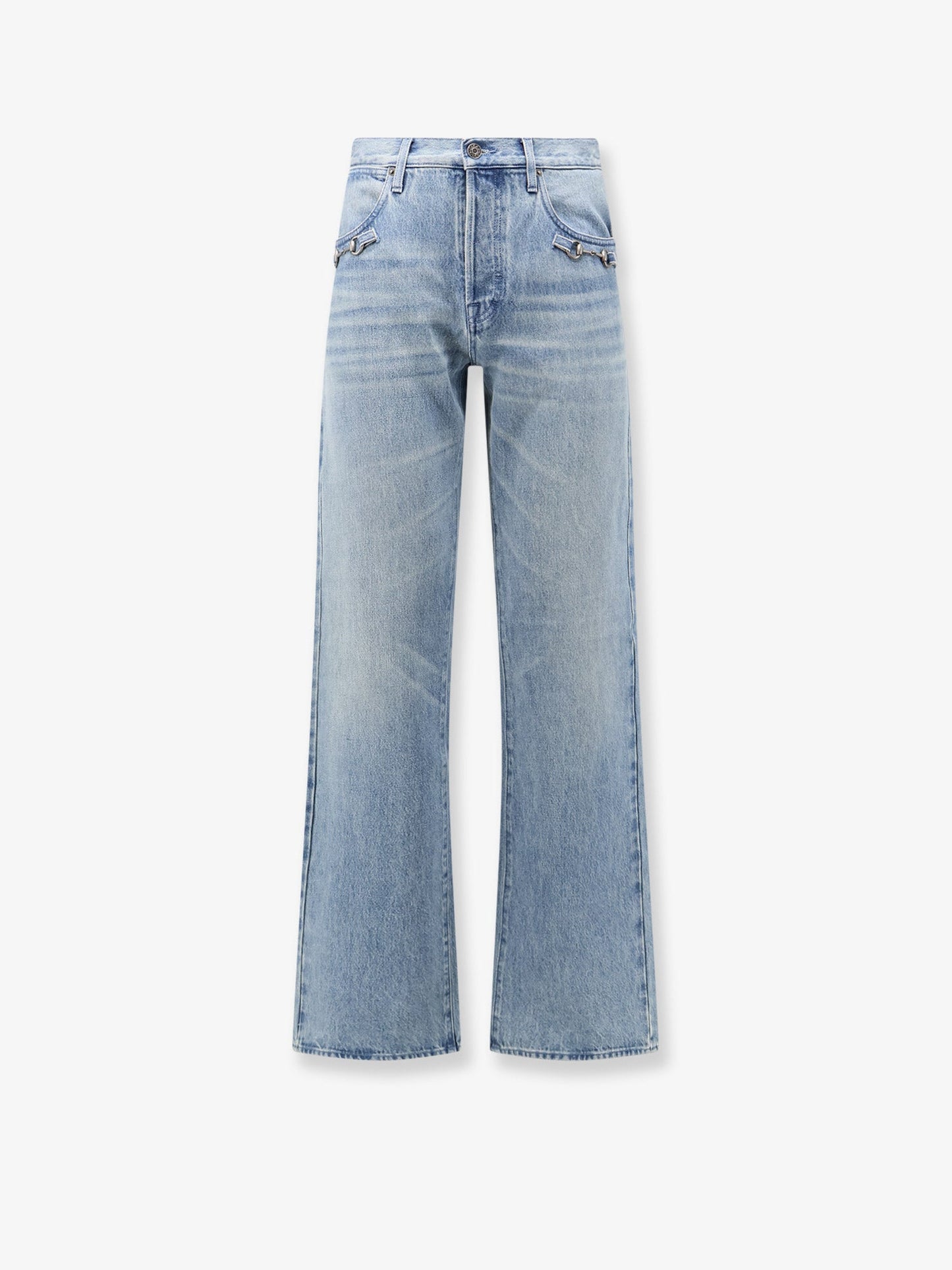 Gucci Men Stonewashed Cotton Denim Jeans GUCCI