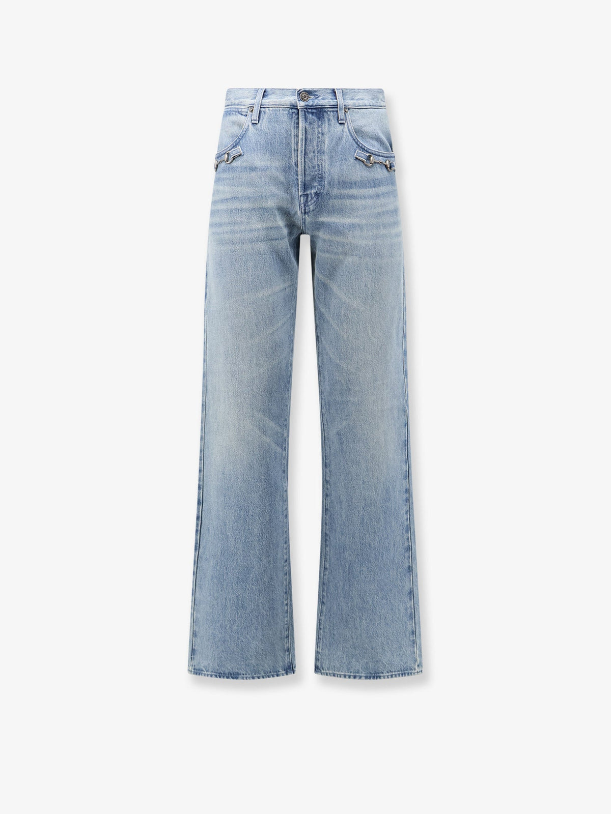 Gucci Men Stonewashed Cotton Denim Jeans GUCCI