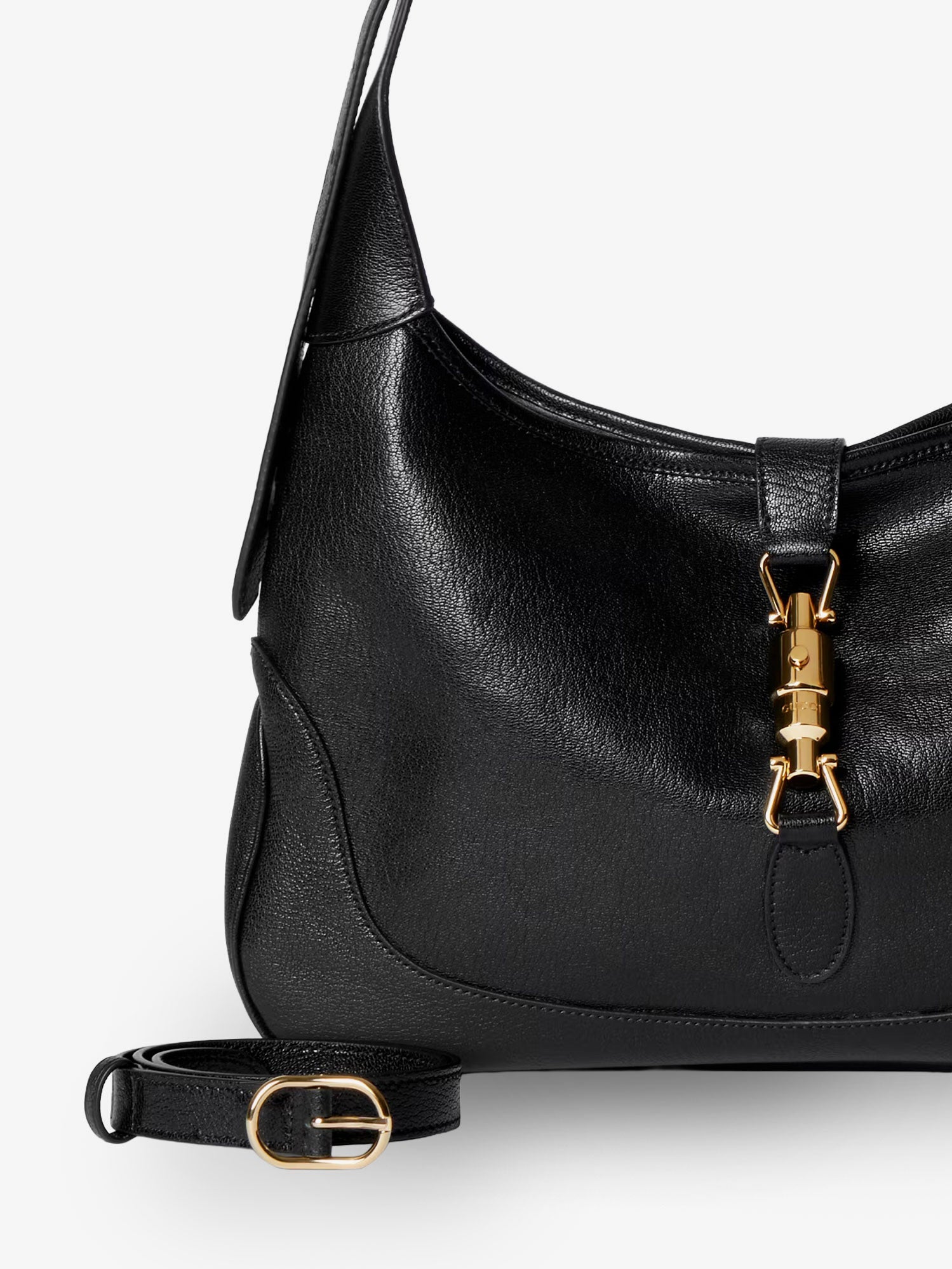 Gucci Women Jackie 1961 Hammered Leather Shoulder Bag GUCCI