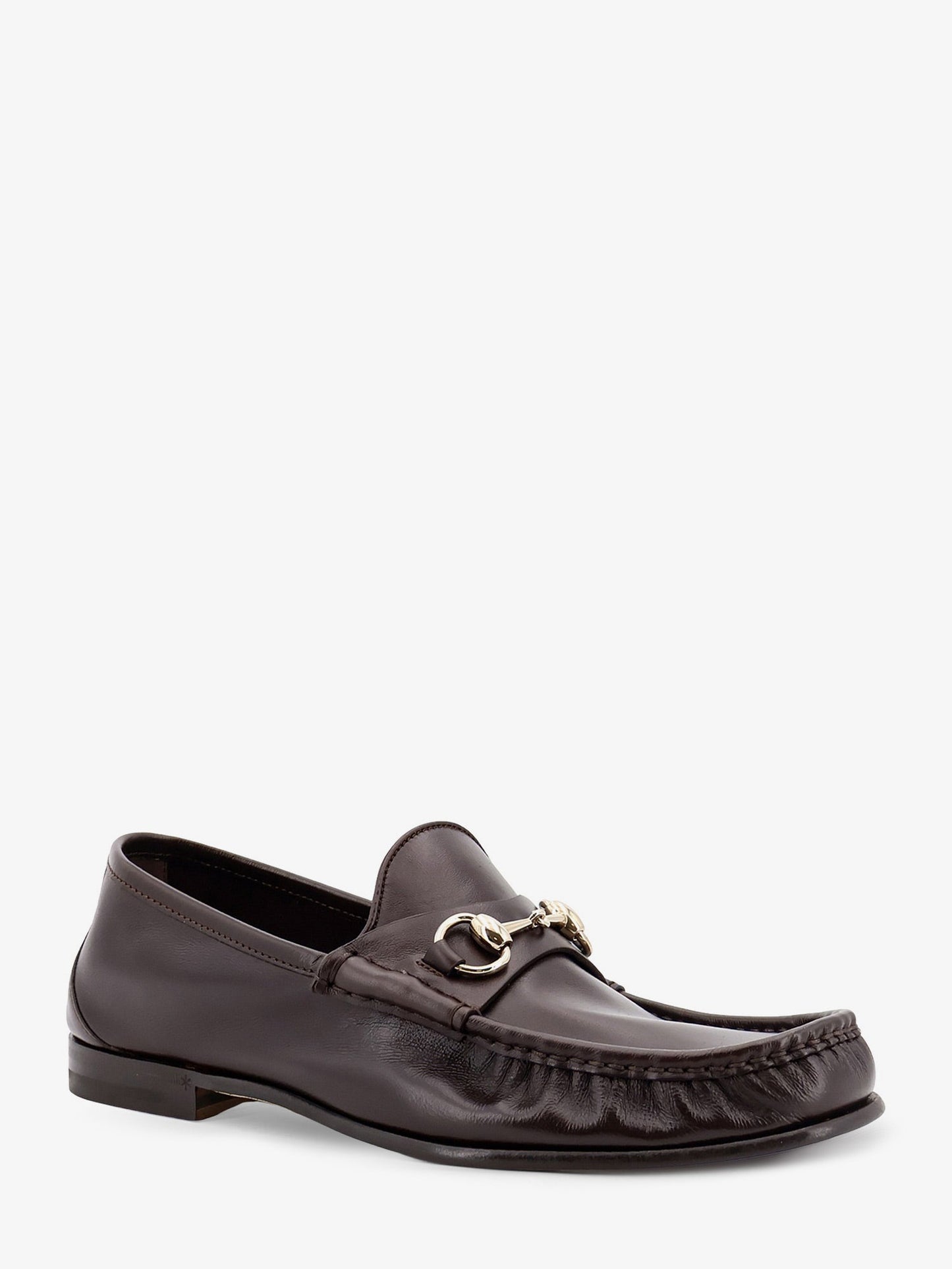 Gucci Men Lugano Leather Loafers