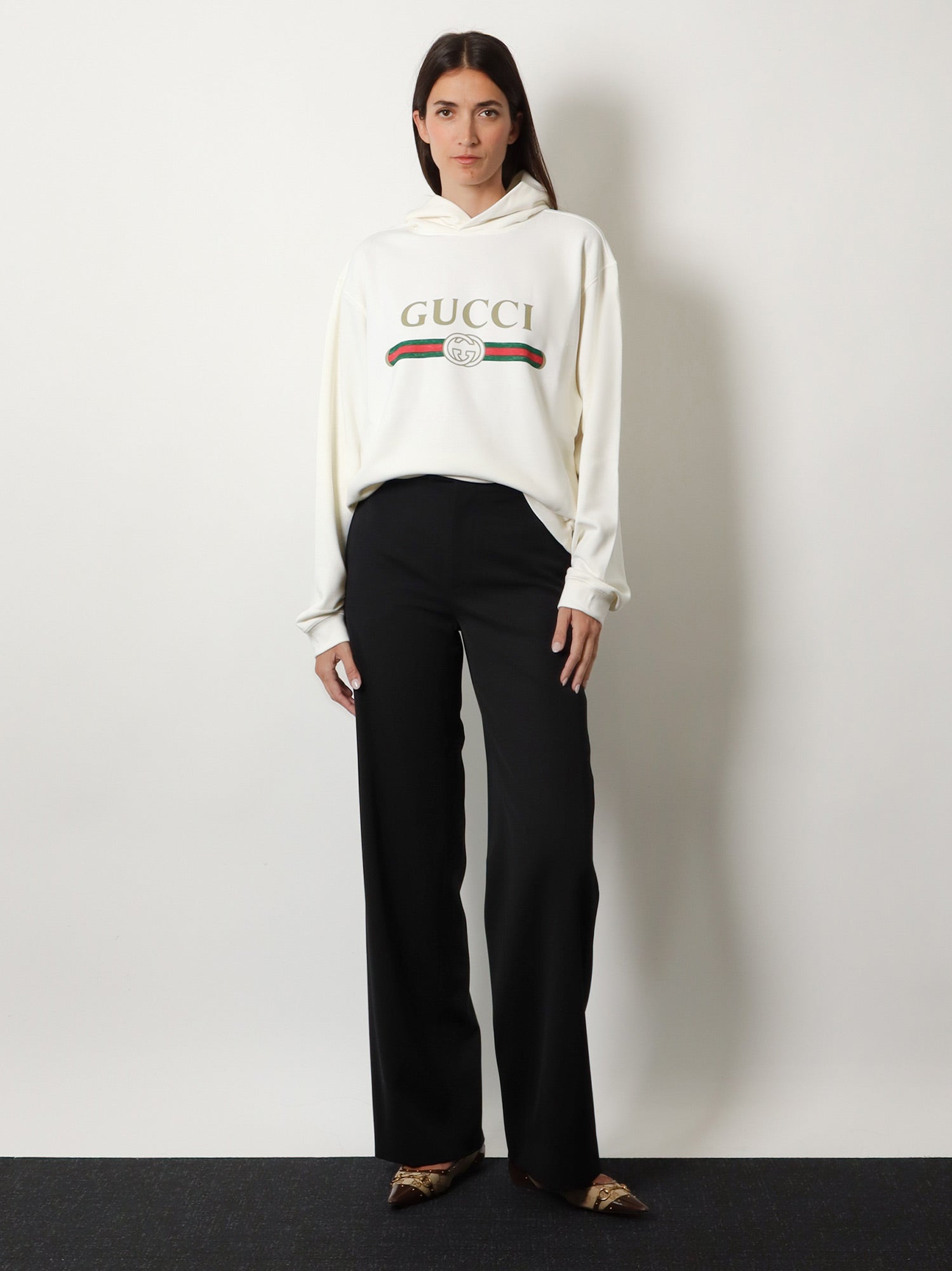 Gucci Women Cotton And Cashmere Sweatshirt GUCCI