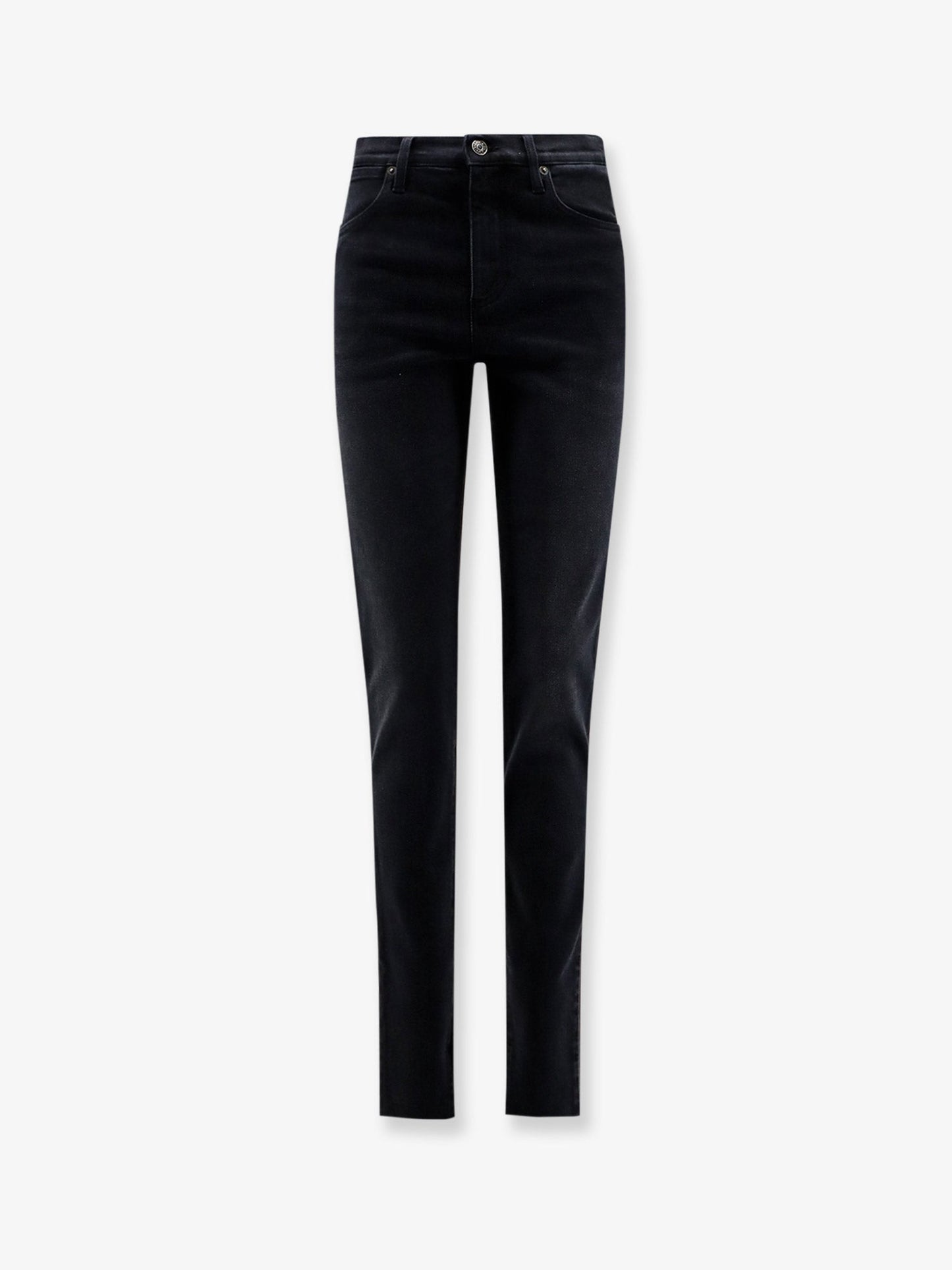 Gucci Women Slim Fit Black Denim Trousers GUCCI
