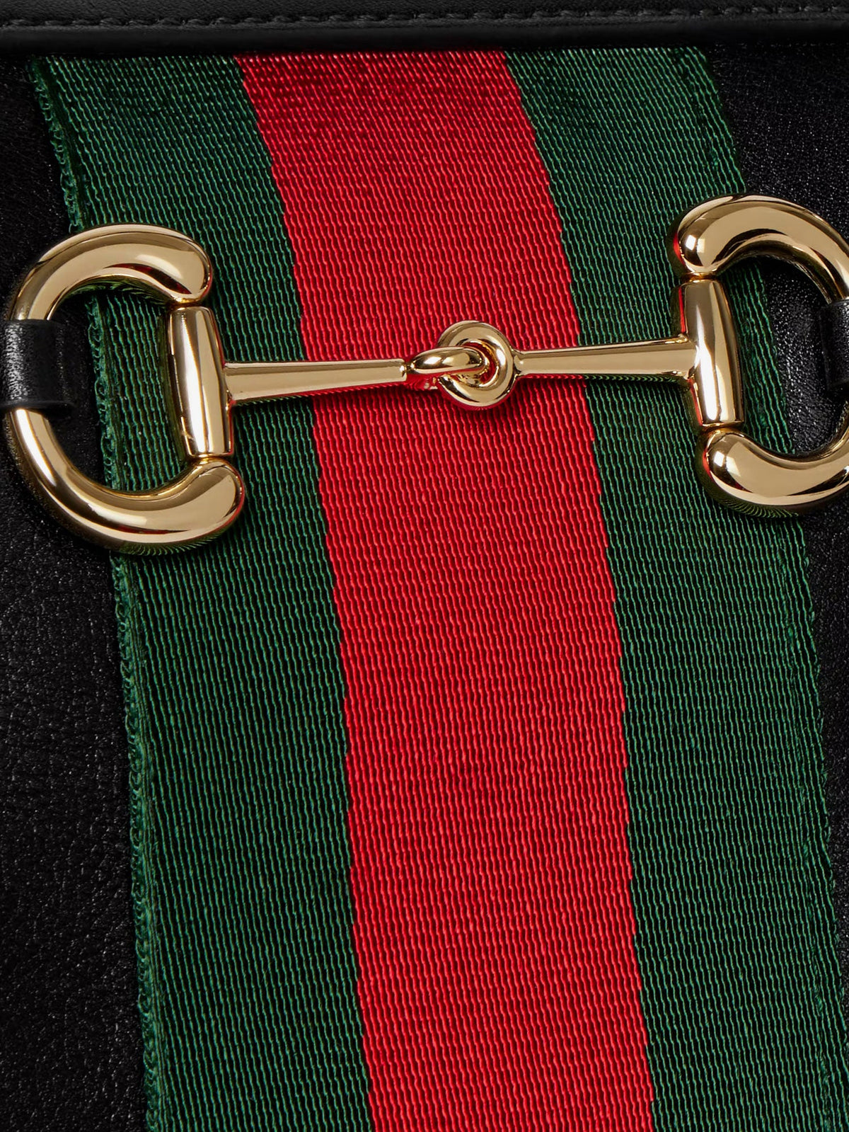 Gucci Women Leather Shoulder Bag With Metal Clasp GUCCI