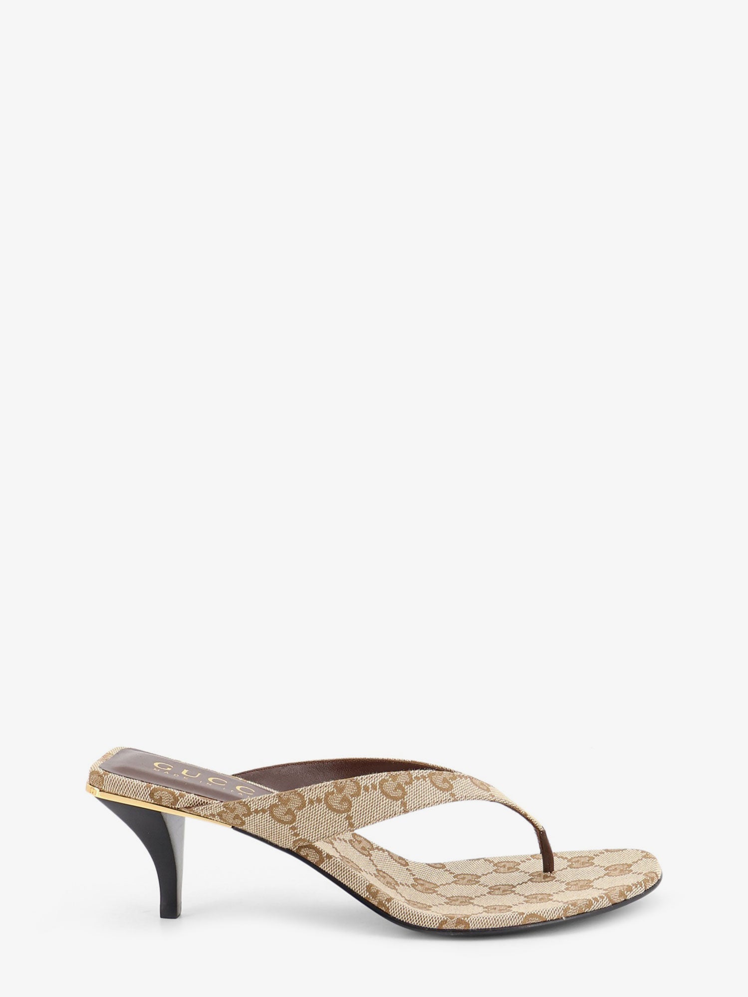 Gucci Women Vittoria Gg Fabric Flip-Flops Sandals GUCCI