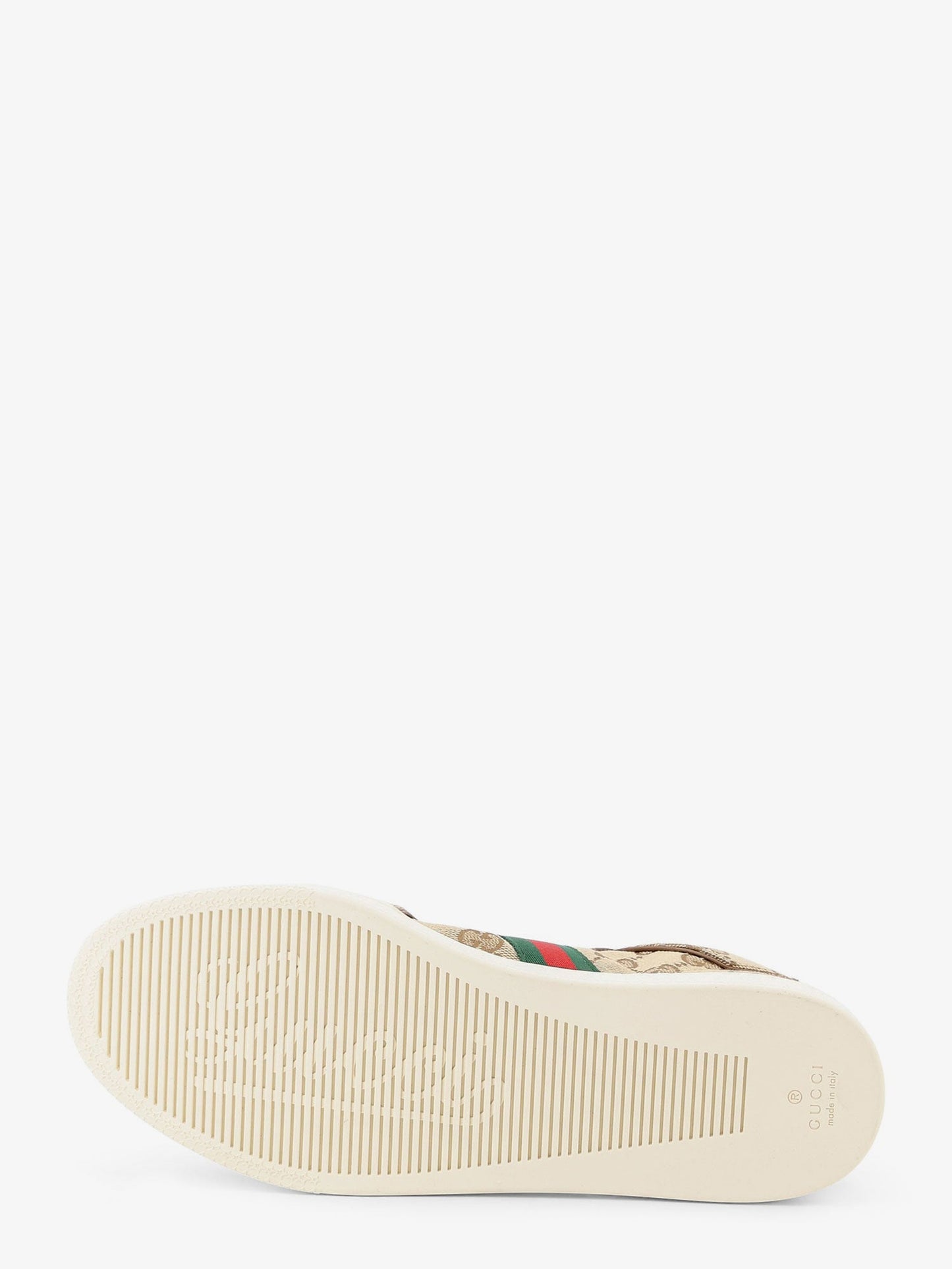 Gucci Women Stretch Gg Fabric Sneakers With Nastro Web On The Side GUCCI