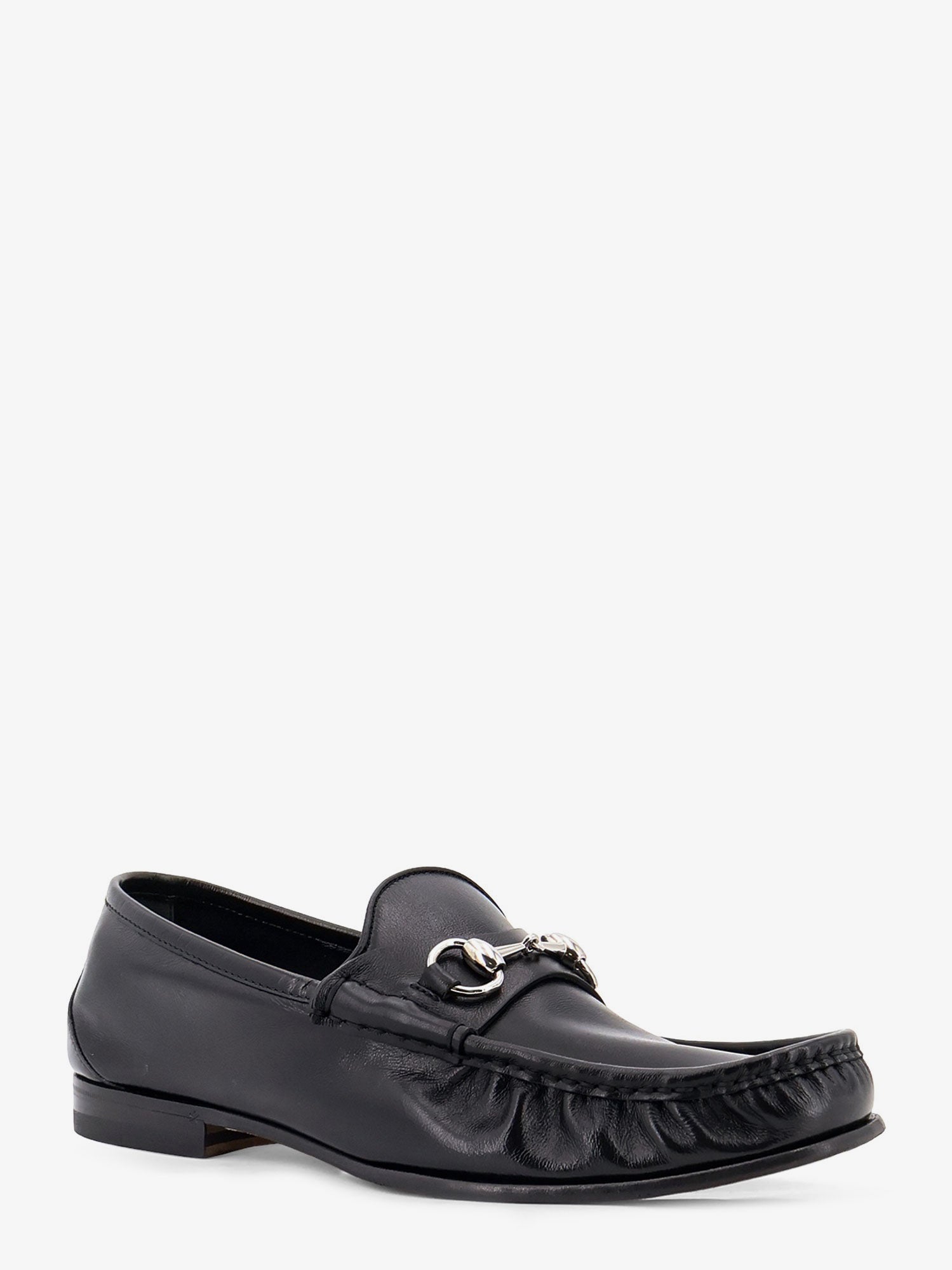 Gucci Men Gucci Lugano Leather Loafers GUCCI