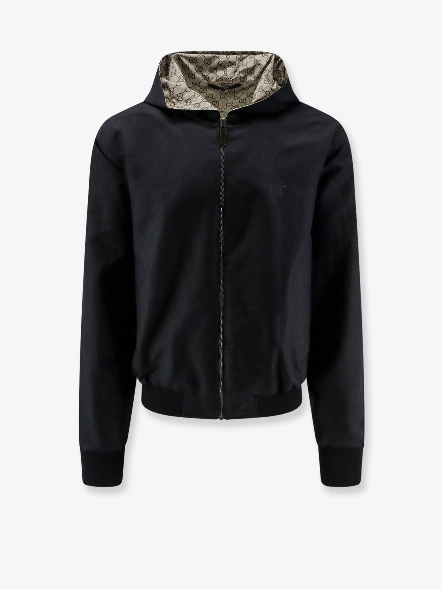 Gucci Men Reversible Cotton And Gg Nylon Jacket GUCCI