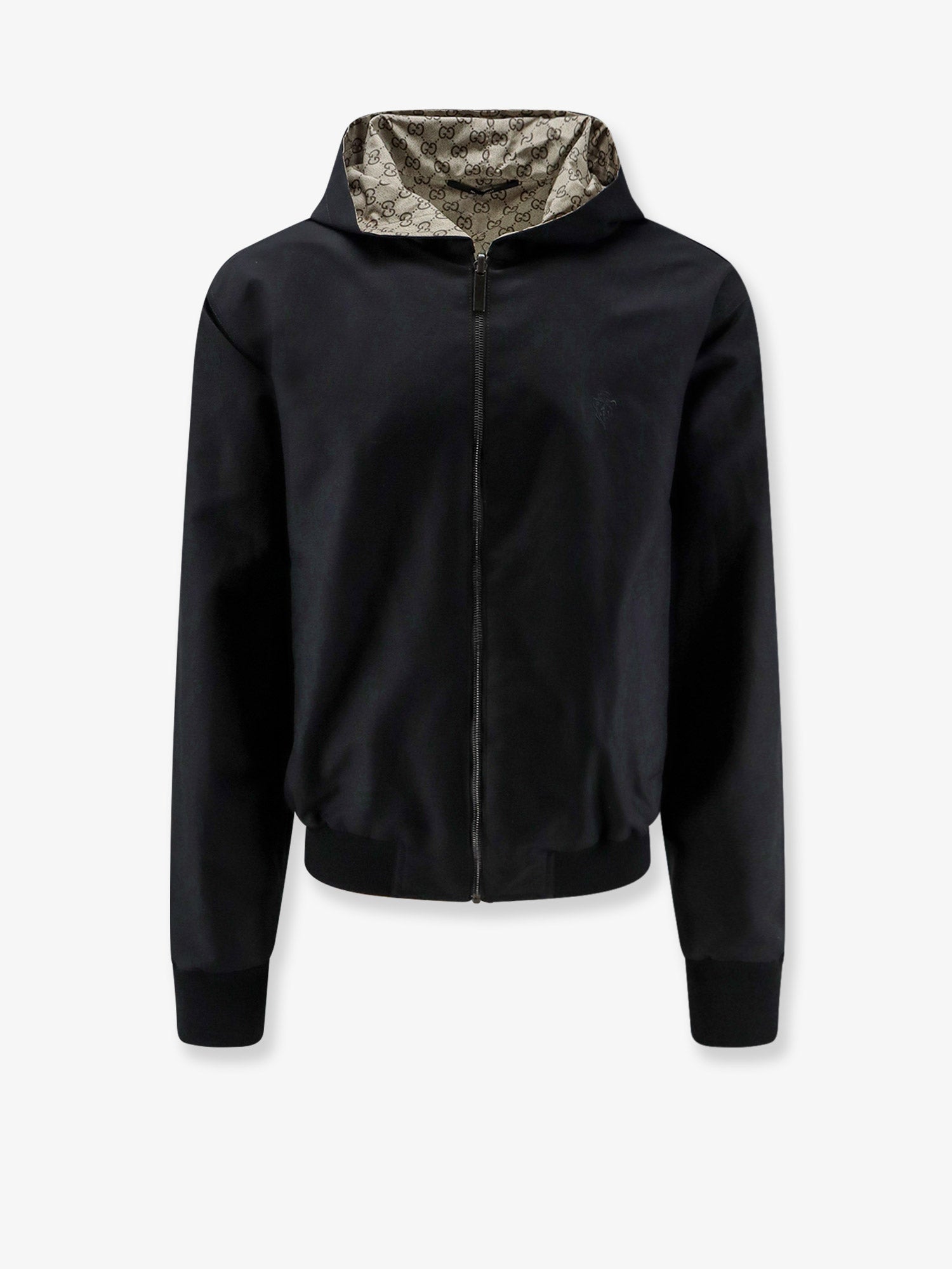 Gucci Men Reversible Cotton And Gg Nylon Jacket GUCCI