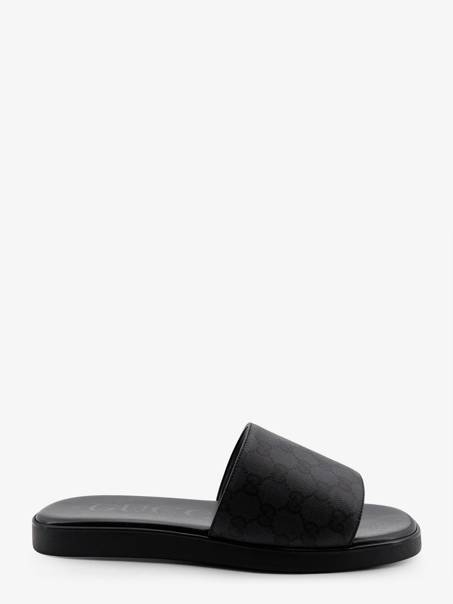 Gucci Men Denim Sandals With Gg Motif GUCCI