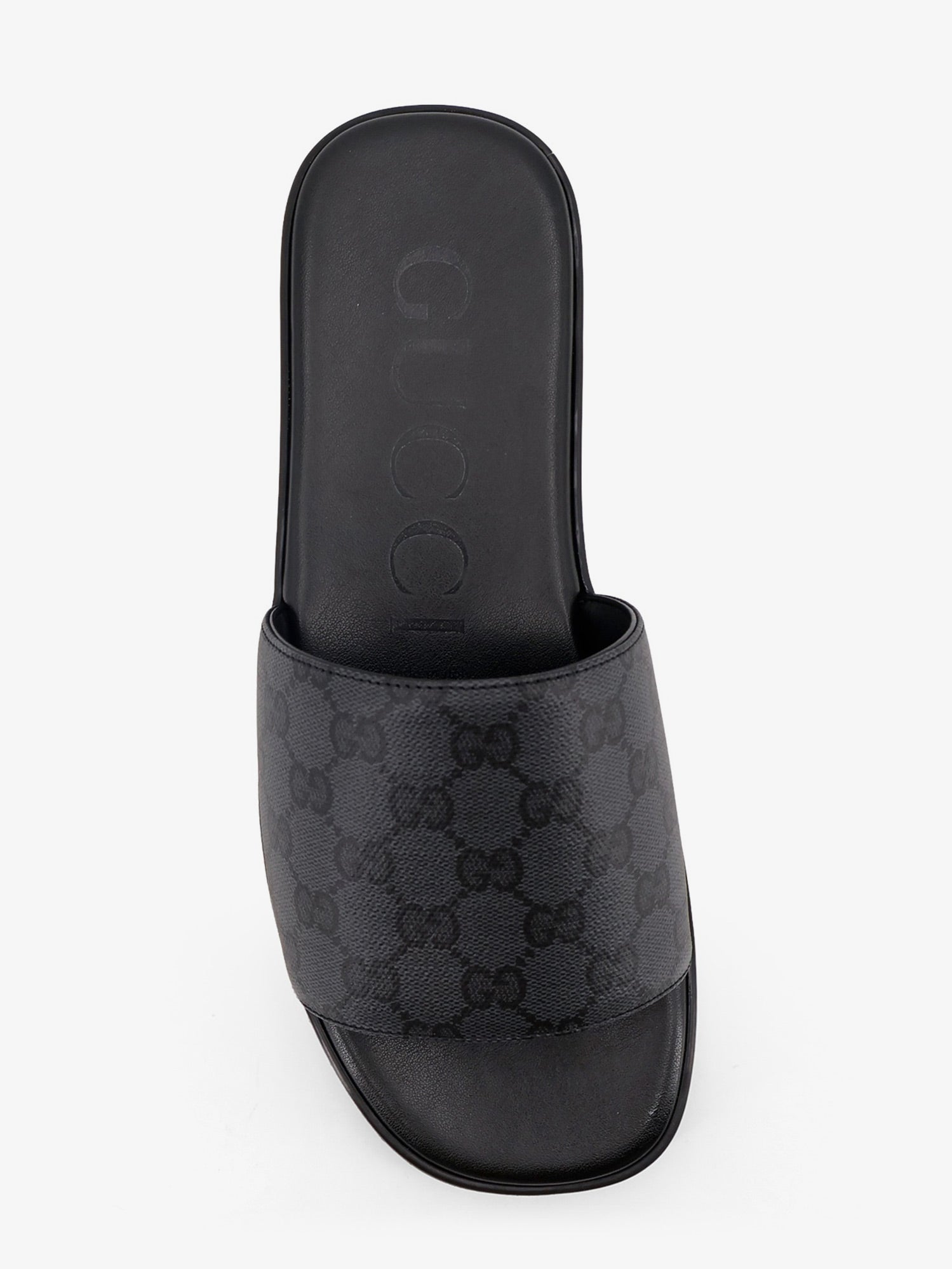 Gucci Men Denim Sandals With Gg Motif GUCCI